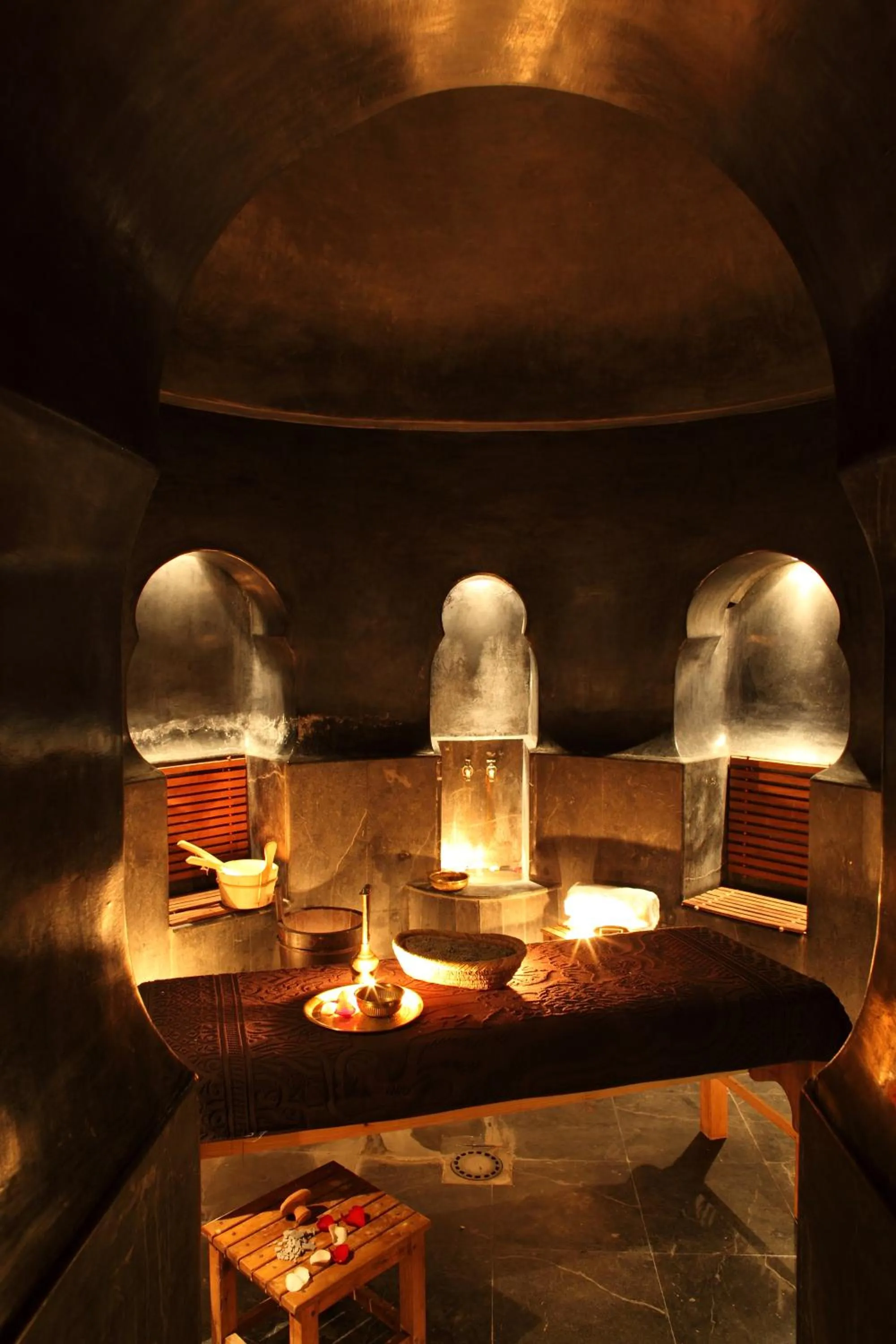 Steam room in Heure Bleue Palais - Relais & Châteaux