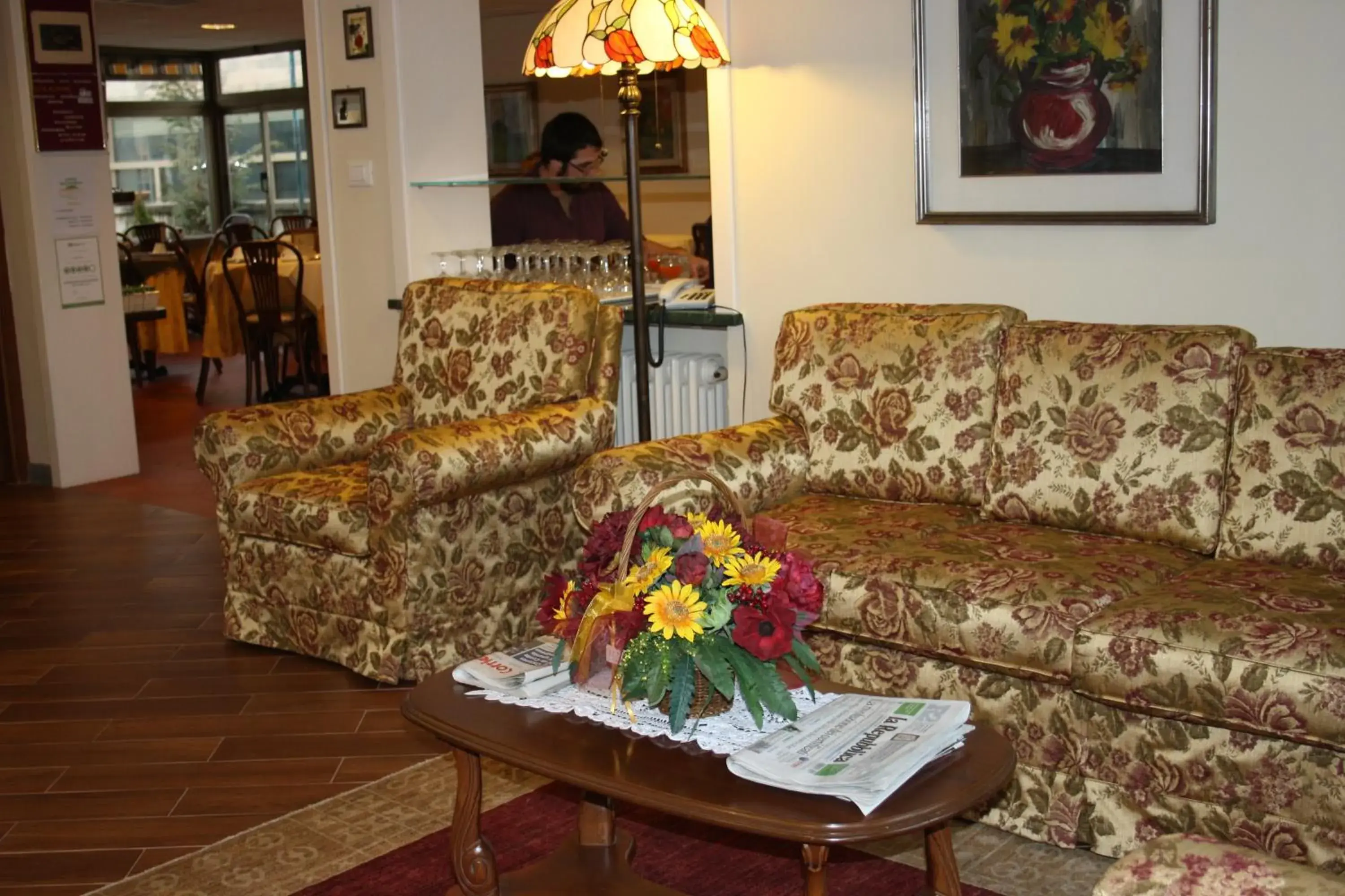 Lobby or reception in Hotel Bodoni Lobby or reception in Hotel Bodoni