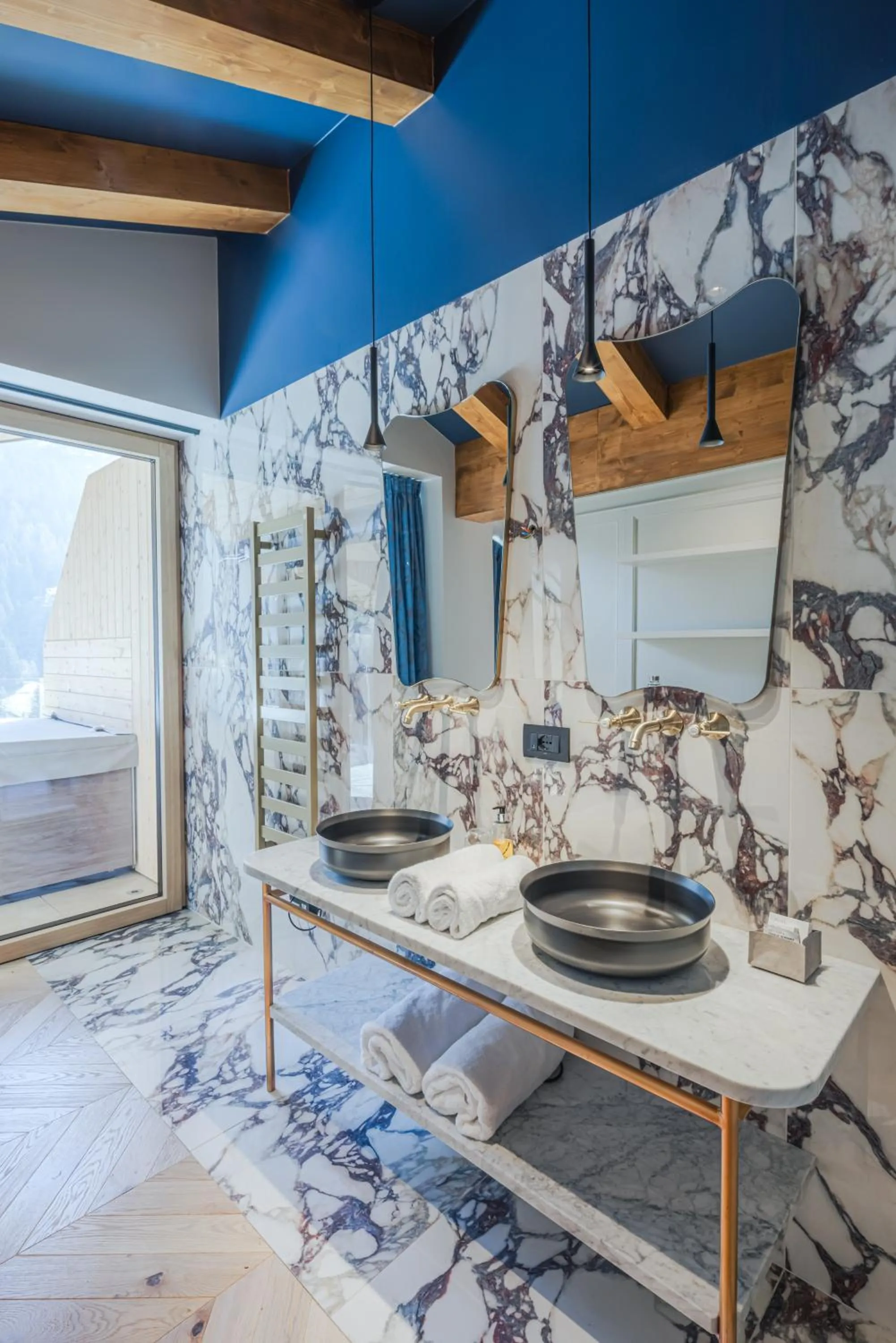 Bathroom in Latemar - Hotel Suites Spa