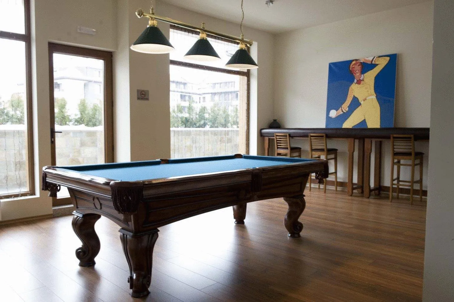 Billiard in White Lavina - Ski, Bike, Hike