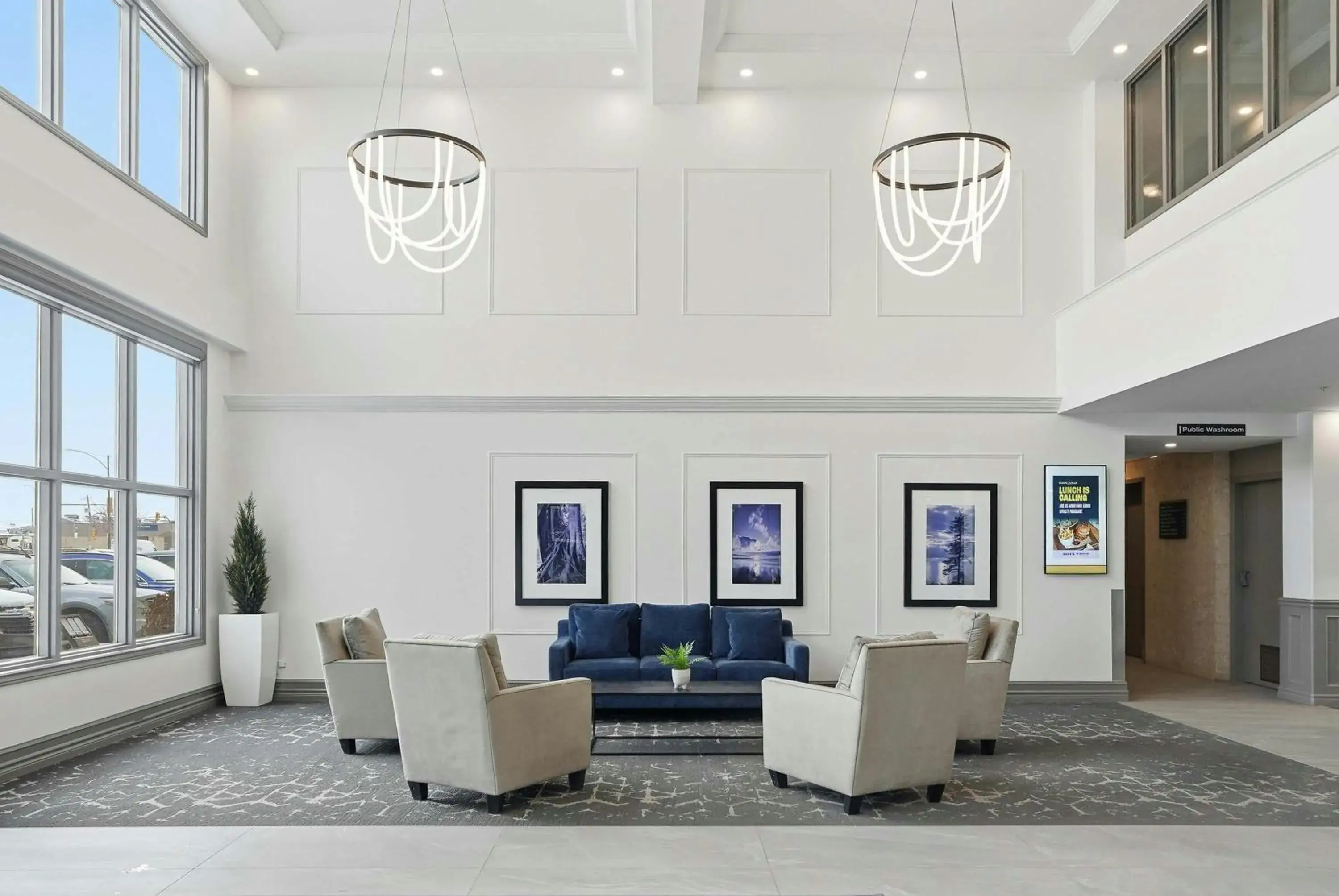 Lobby or reception in Sandman Hotel Saskatoon Lobby or reception in Sandman Hotel Saskatoon