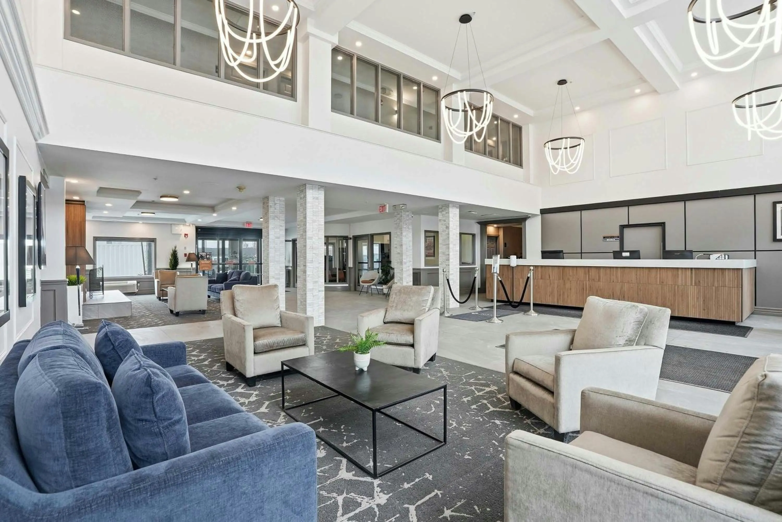 Lobby or reception in Sandman Hotel Saskatoon