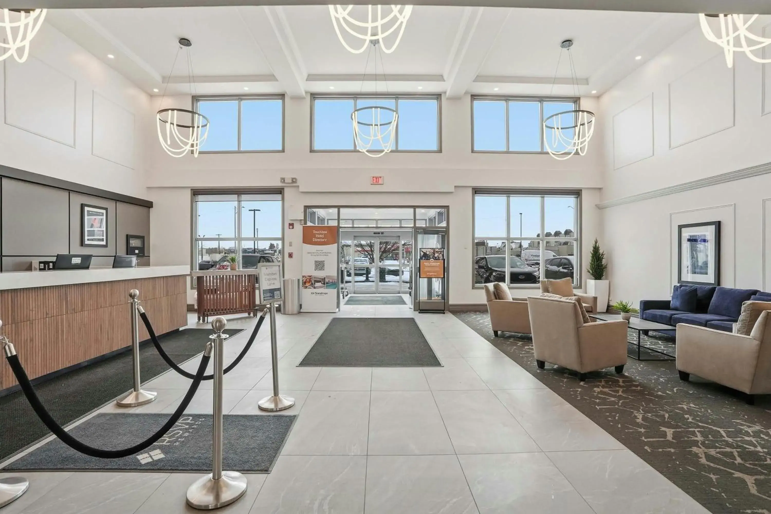 Lobby or reception in Sandman Hotel Saskatoon Lobby or reception in Sandman Hotel Saskatoon