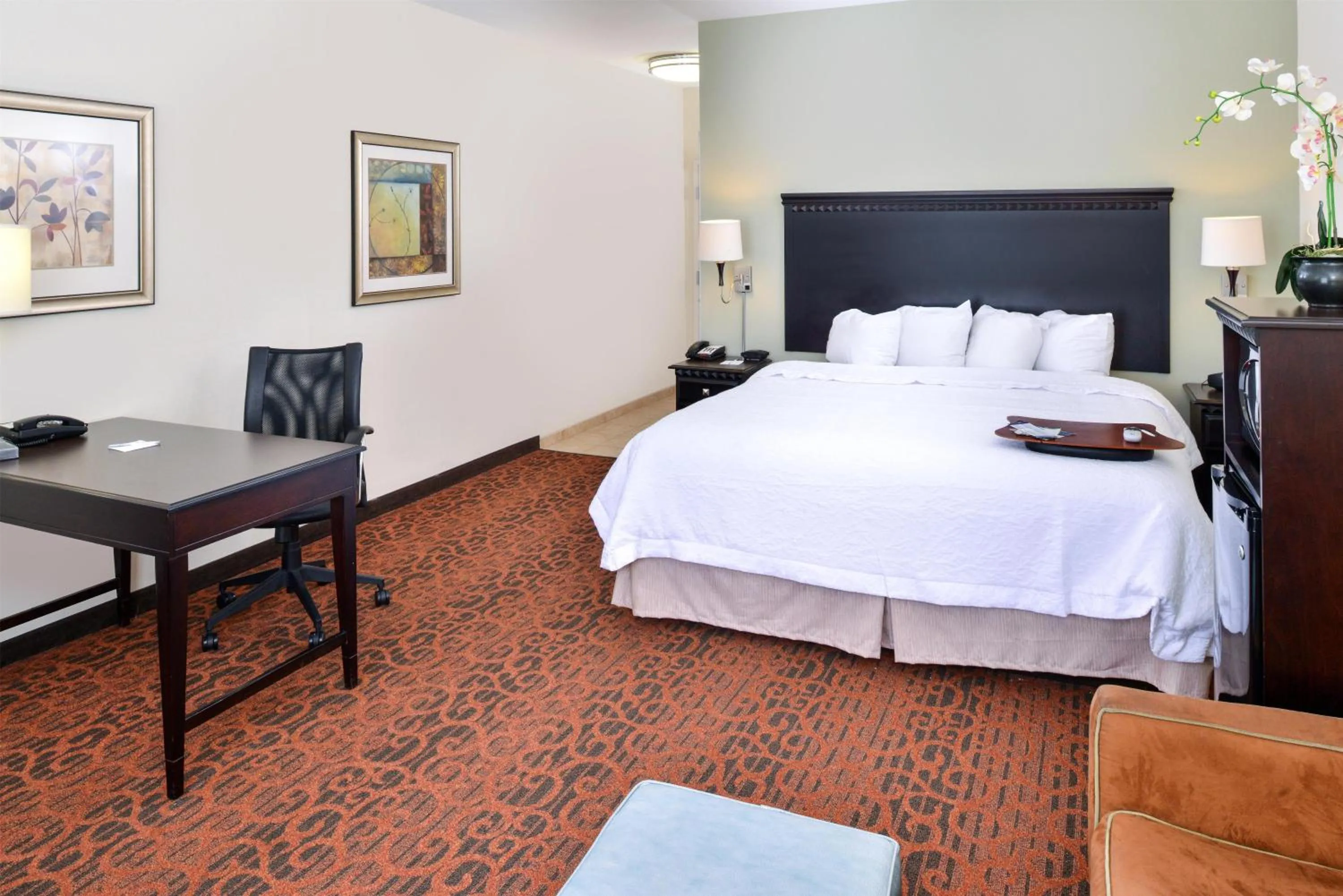 Bed in Hampton Inn Pecos