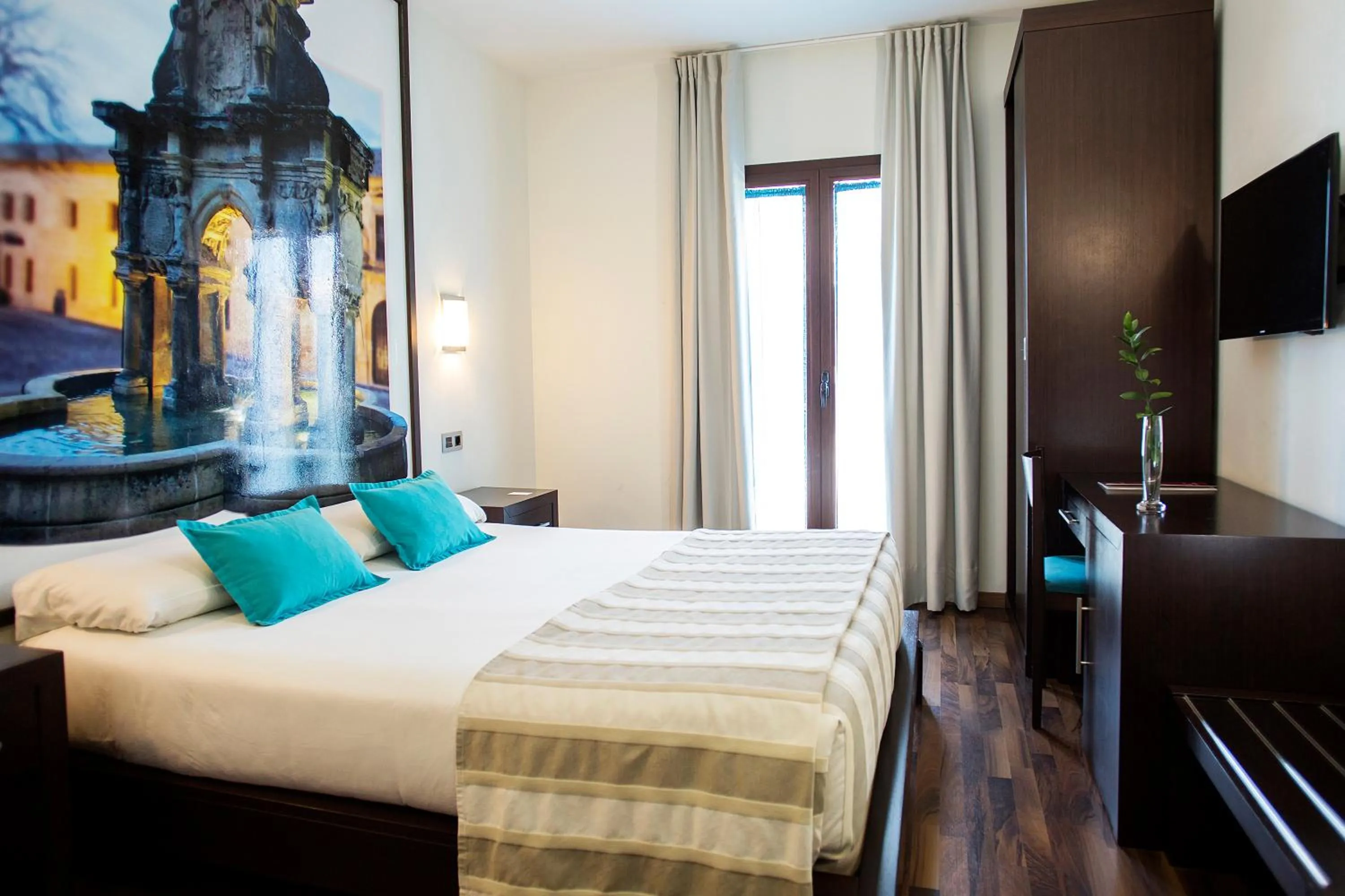 Bed in Hostal Aznaitin