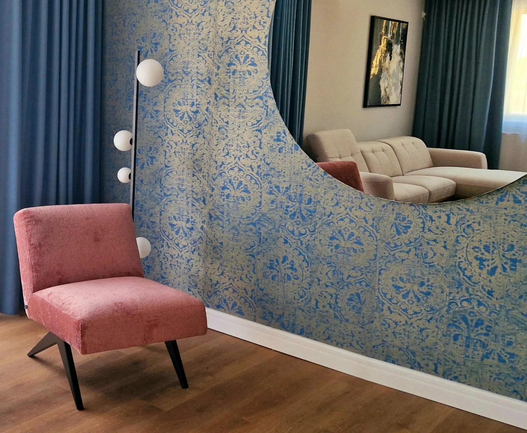 Living room, Bed in Atlantic Boutique