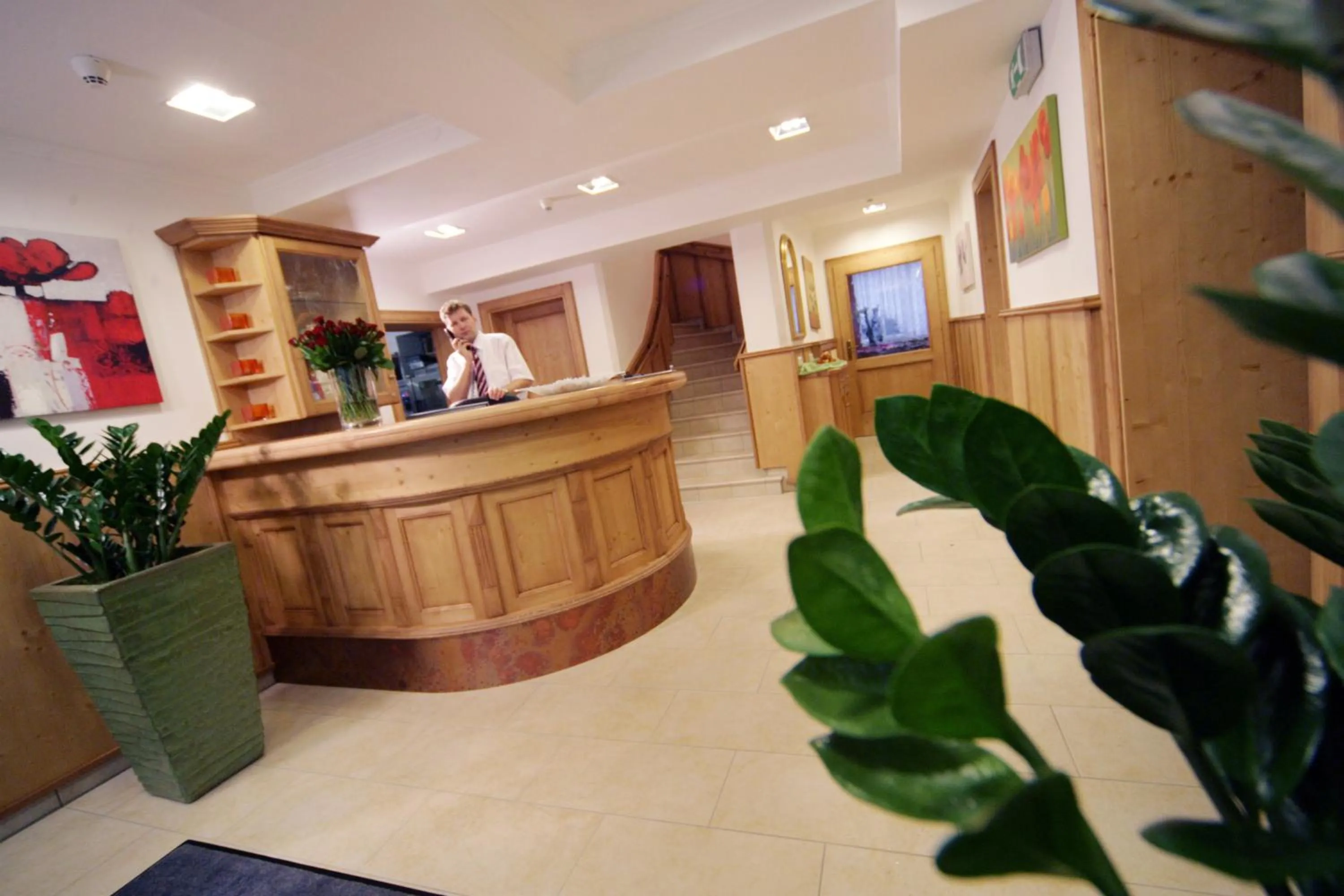 Lobby or reception in Landhotel Moshammer