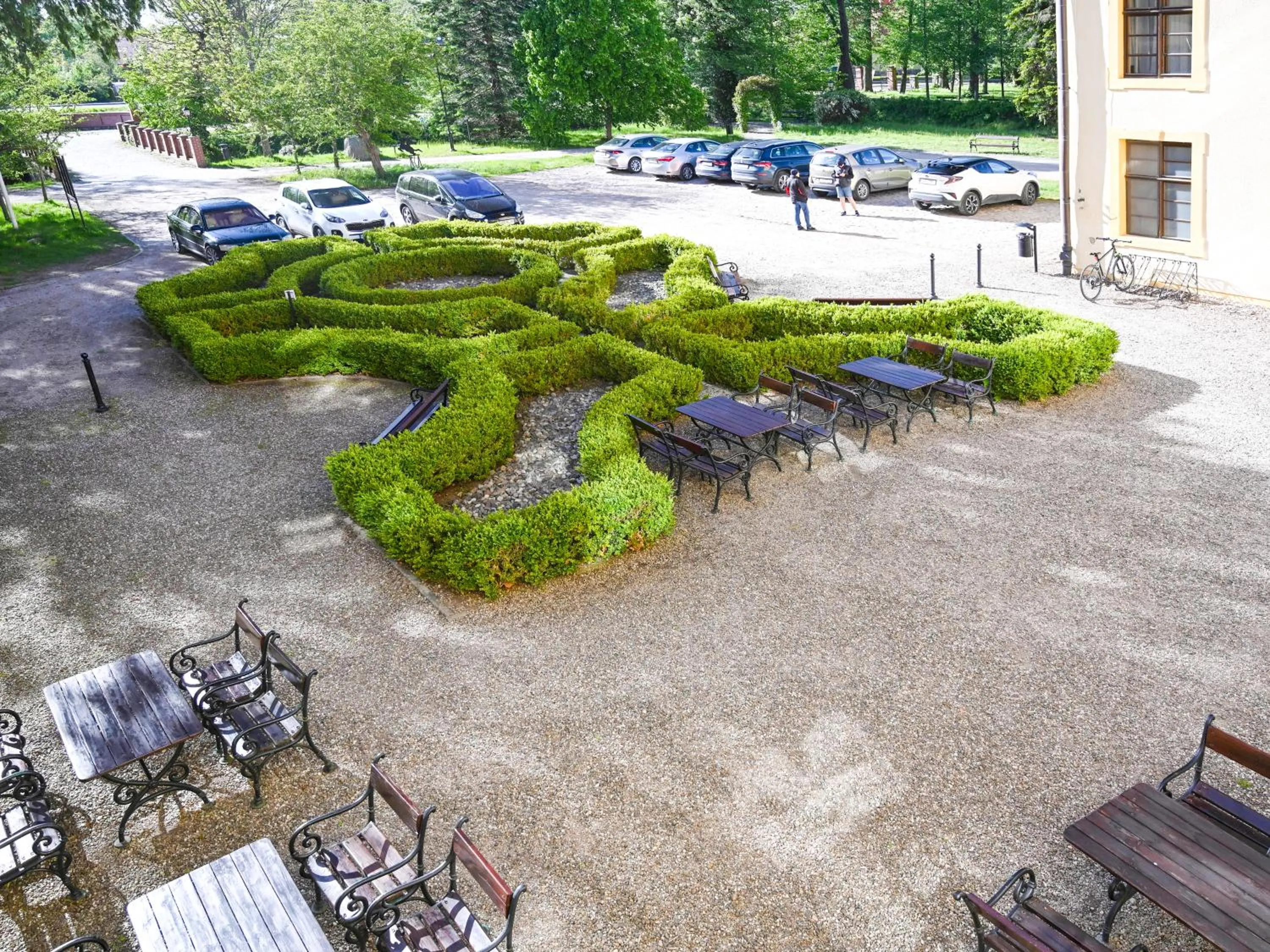 Garden view in Zamek w Krokowej