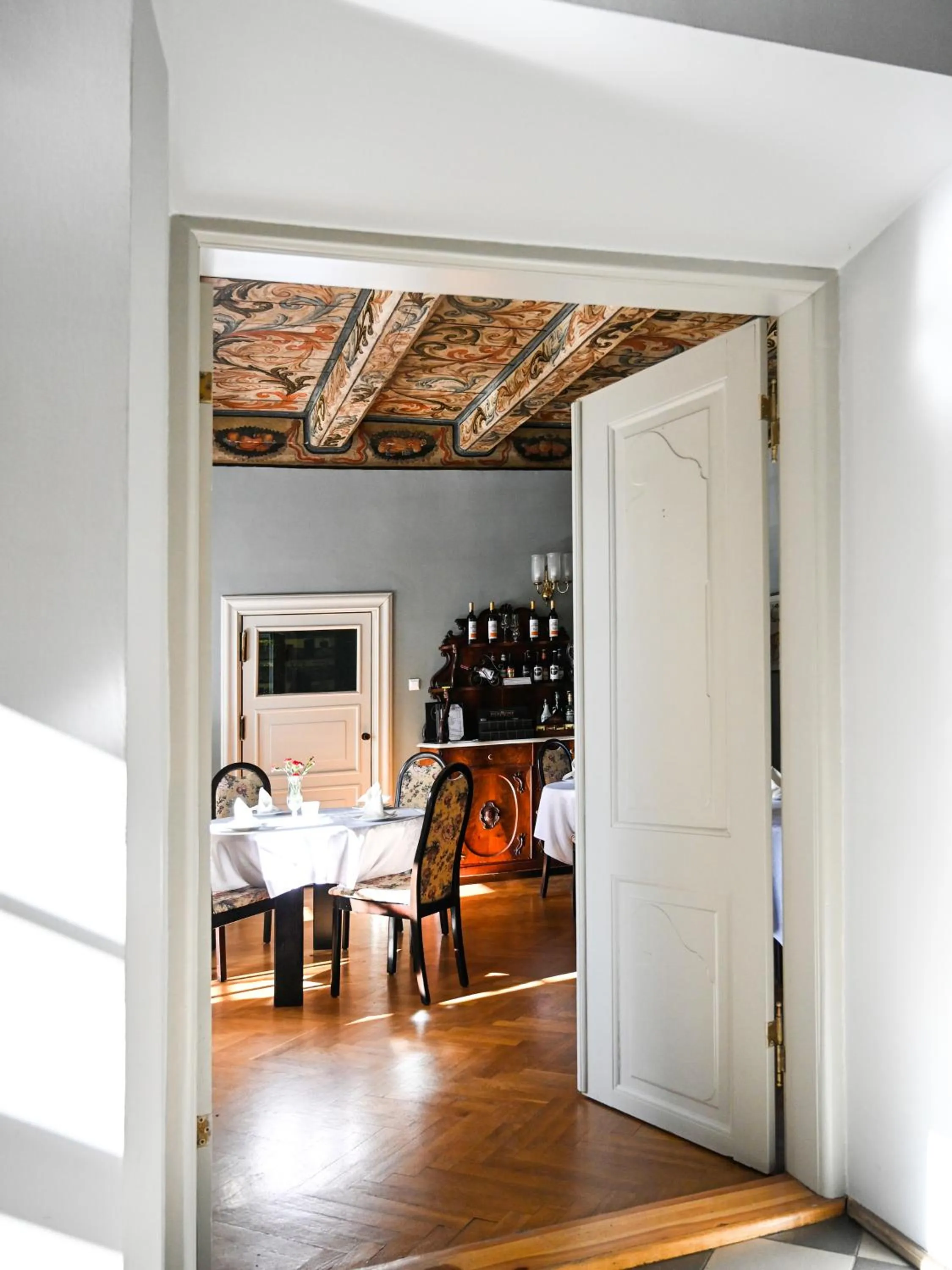 Living room, Bed in Zamek w Krokowej