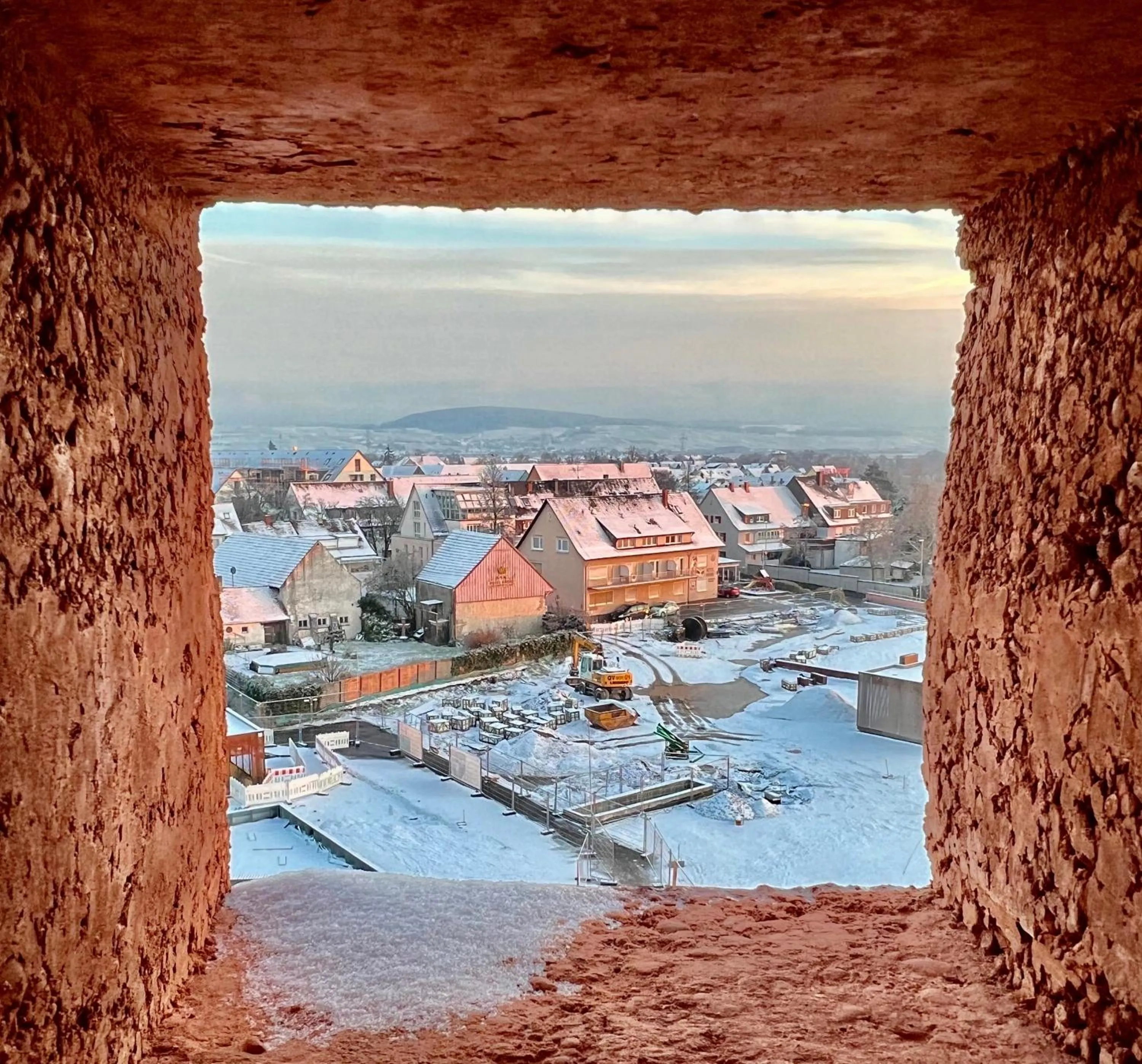 View (from property/room) in Hotel Krone Neuenburg