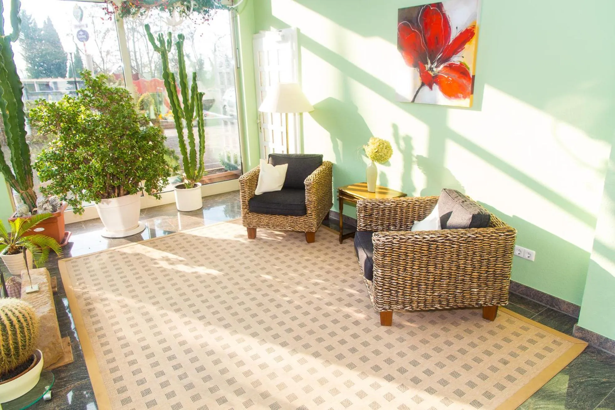 Communal lounge/ TV room in Hotel Krone