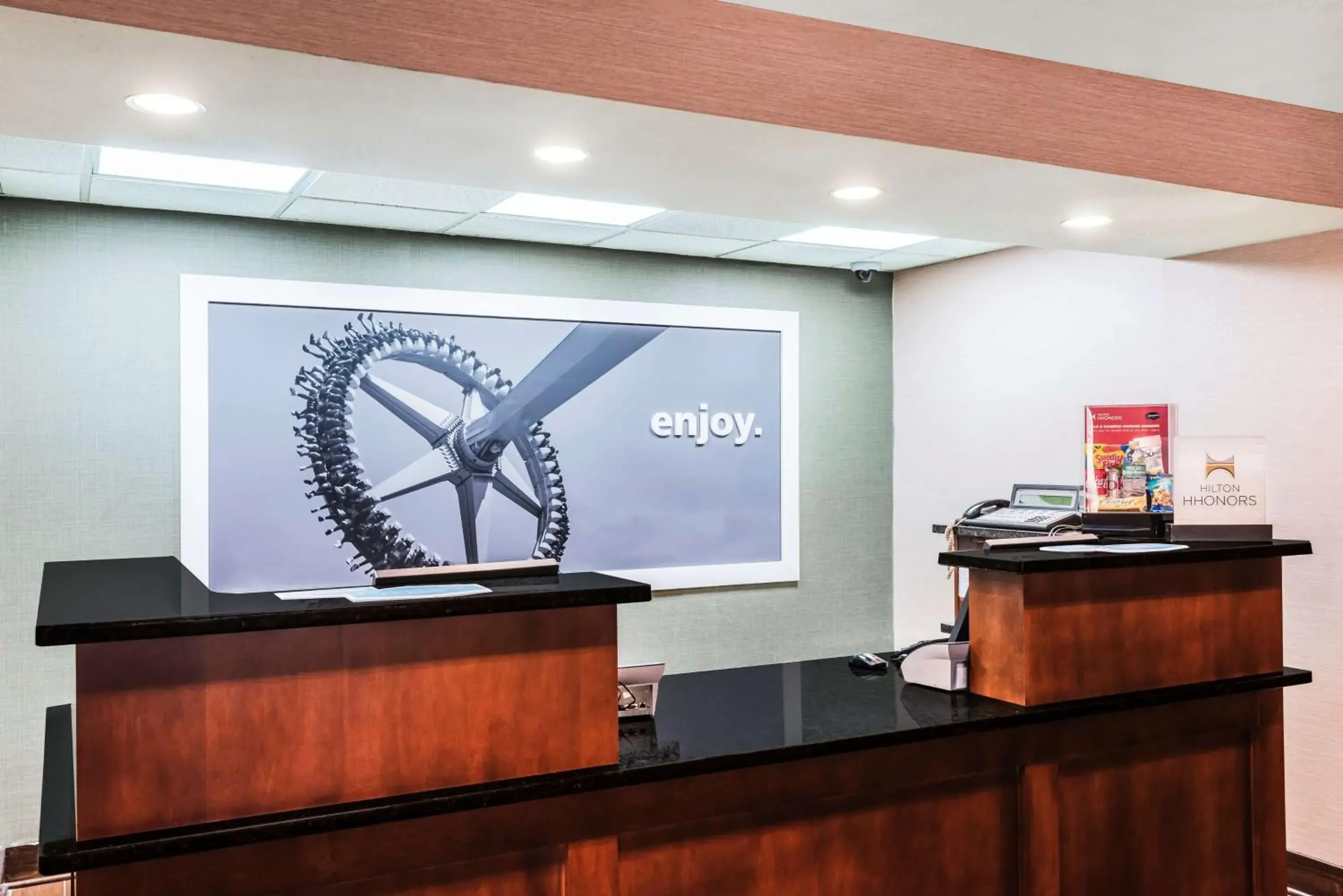Lobby or reception in Hampton Inn West Springfield Lobby or reception in Hampton Inn West Springfield