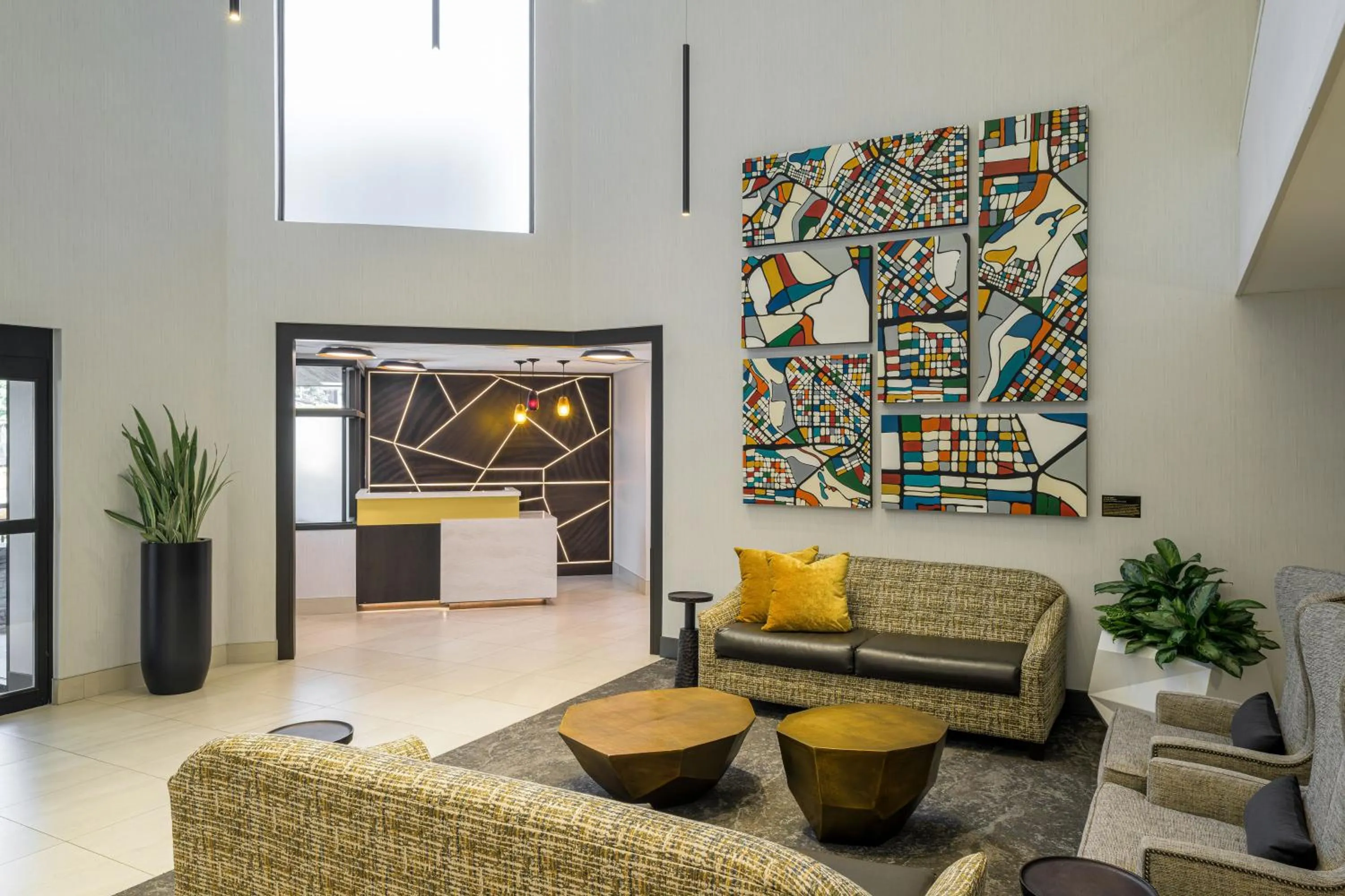 Lobby or reception in Hotel 43 Boise