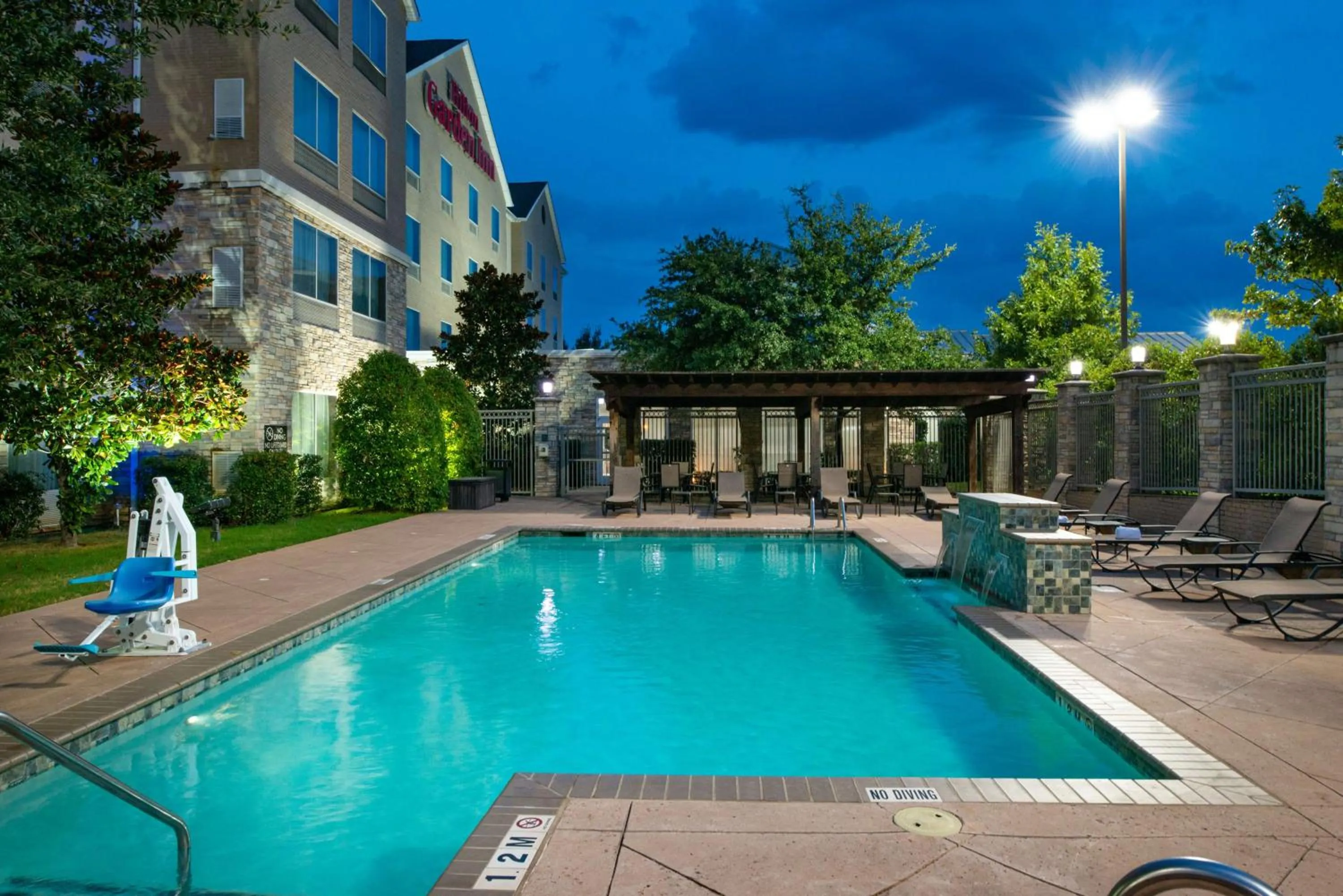 Pool view in Hilton Garden Inn Denton