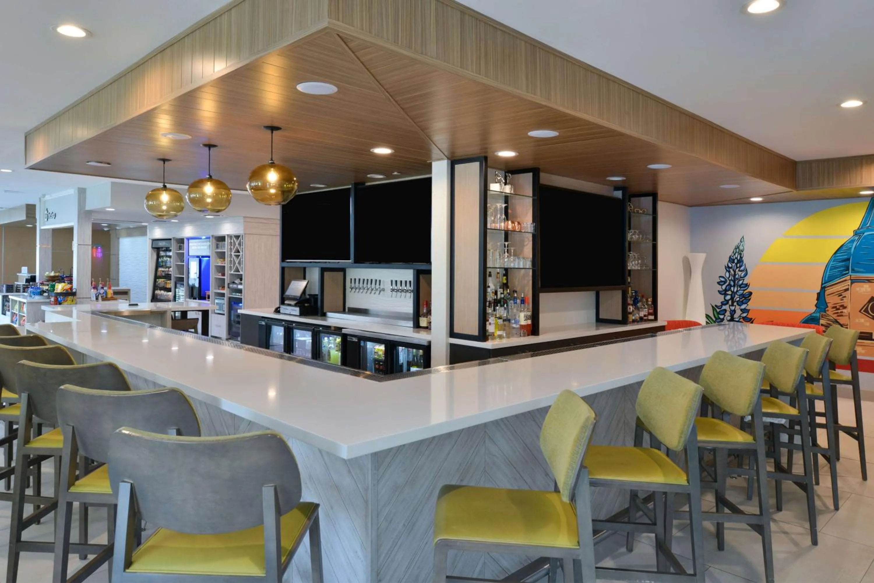 Lounge or bar in Hilton Garden Inn Denton