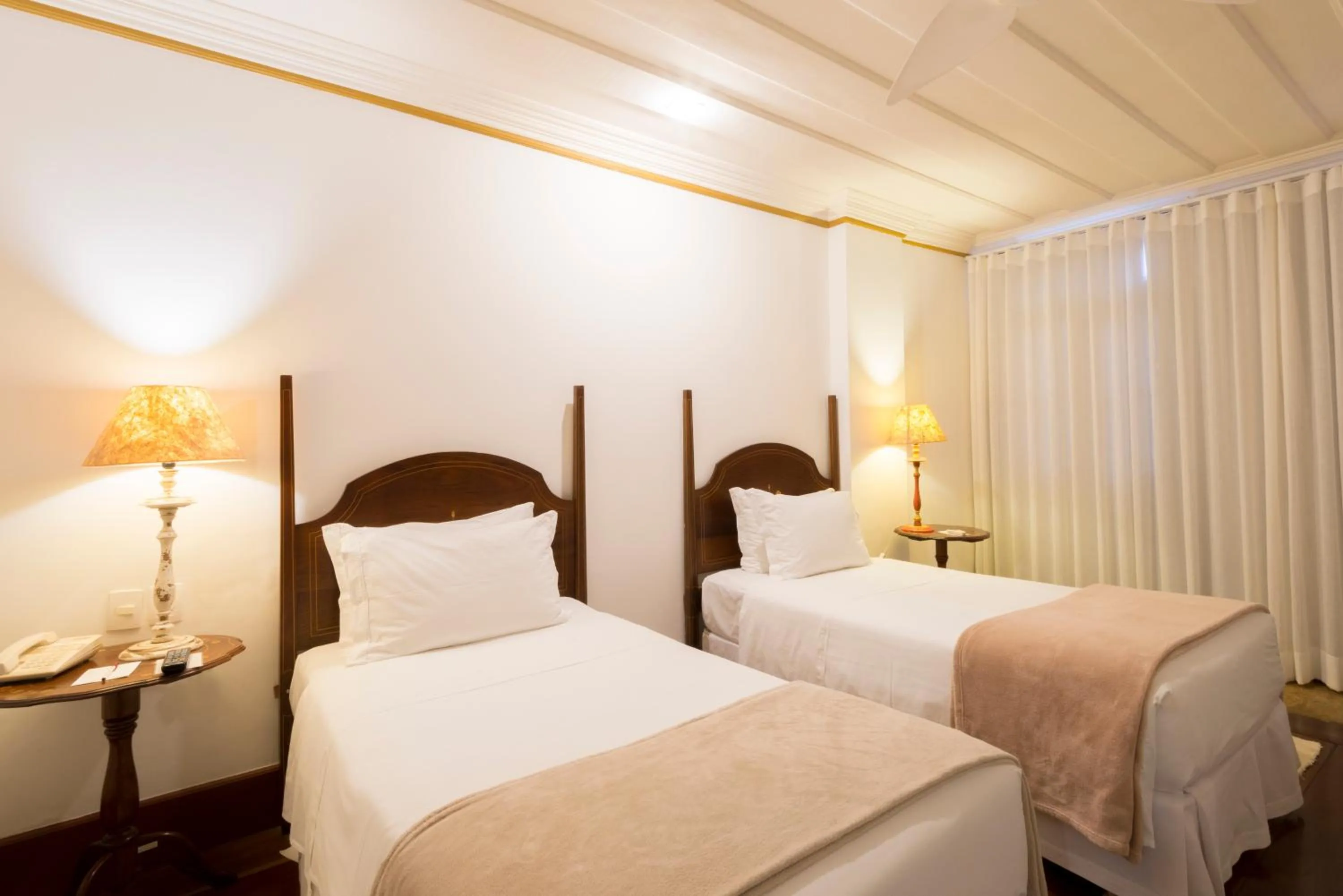 Bed in Hotel Solar do Rosário