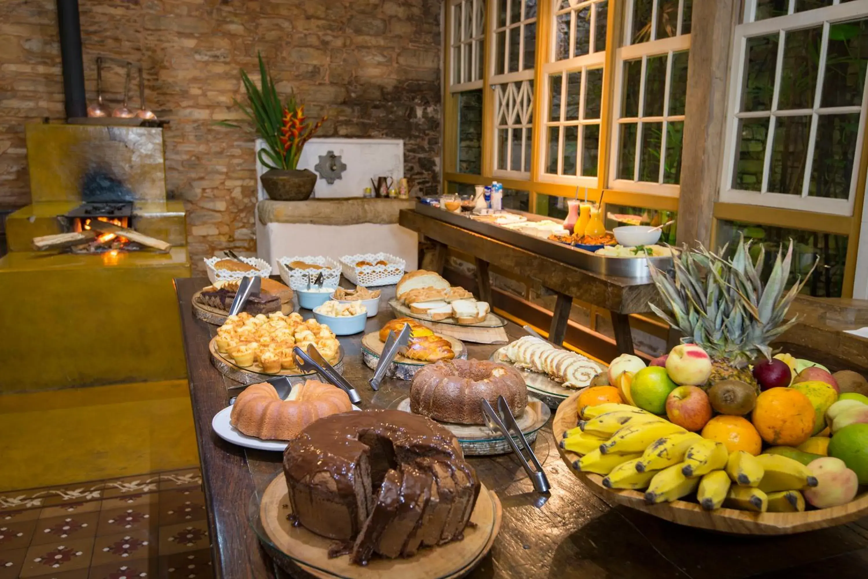 Buffet breakfast in Hotel Solar do Rosário Buffet breakfast in Hotel Solar do Rosário