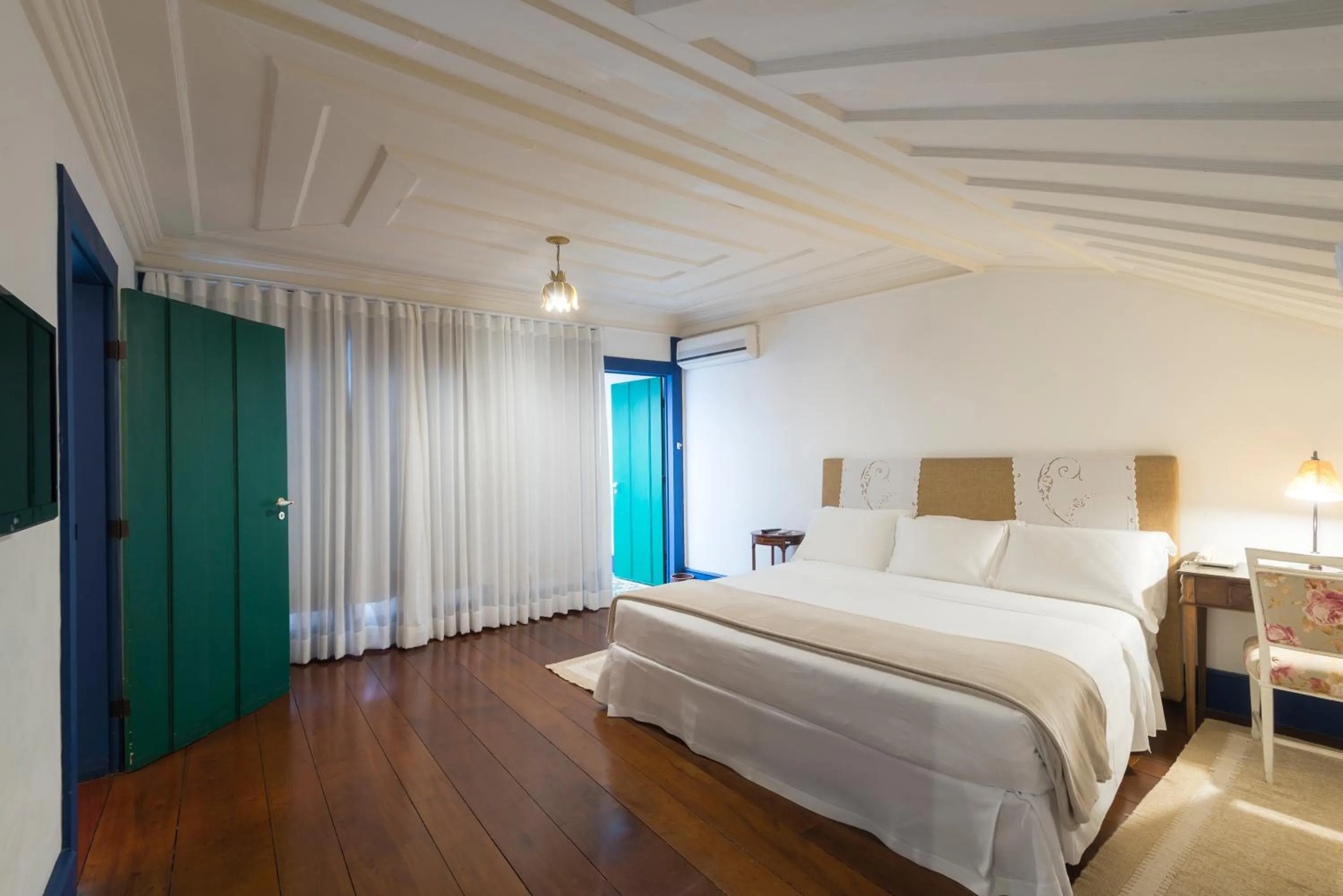 Bed in Hotel Solar do Rosário