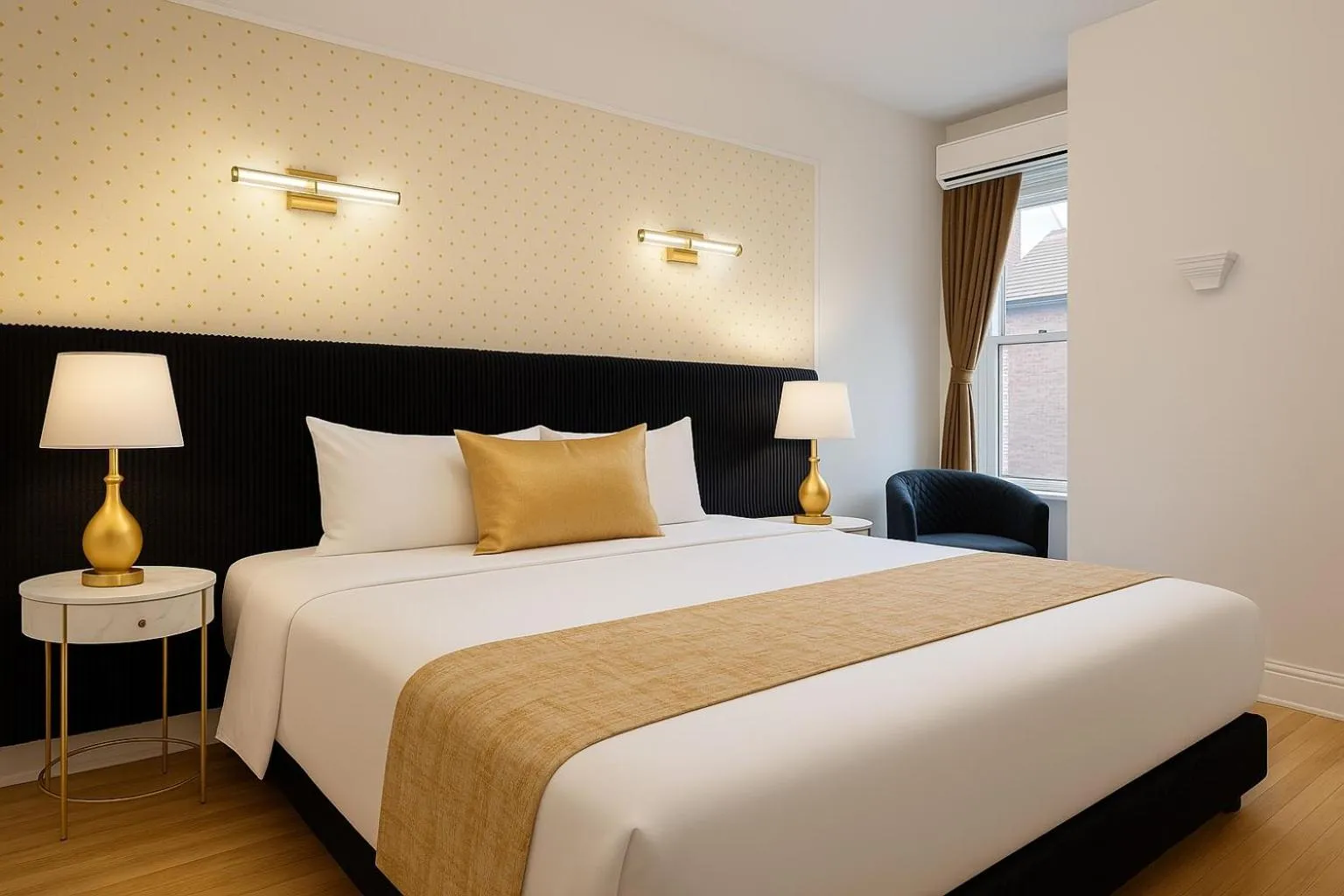 Bedroom, Bed in Hotel Charles-Alexandre - Par Aneyro