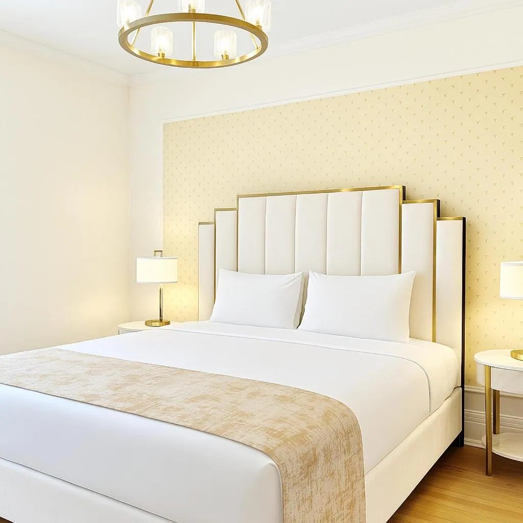 Bedroom, Bed in Hotel Charles-Alexandre - Par Aneyro