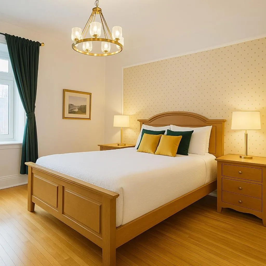 Bedroom, Bed in Hotel Charles-Alexandre - Par Aneyro