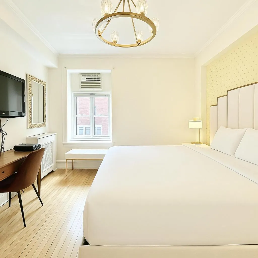 Bedroom, Bed in Hotel Charles-Alexandre - Par Aneyro