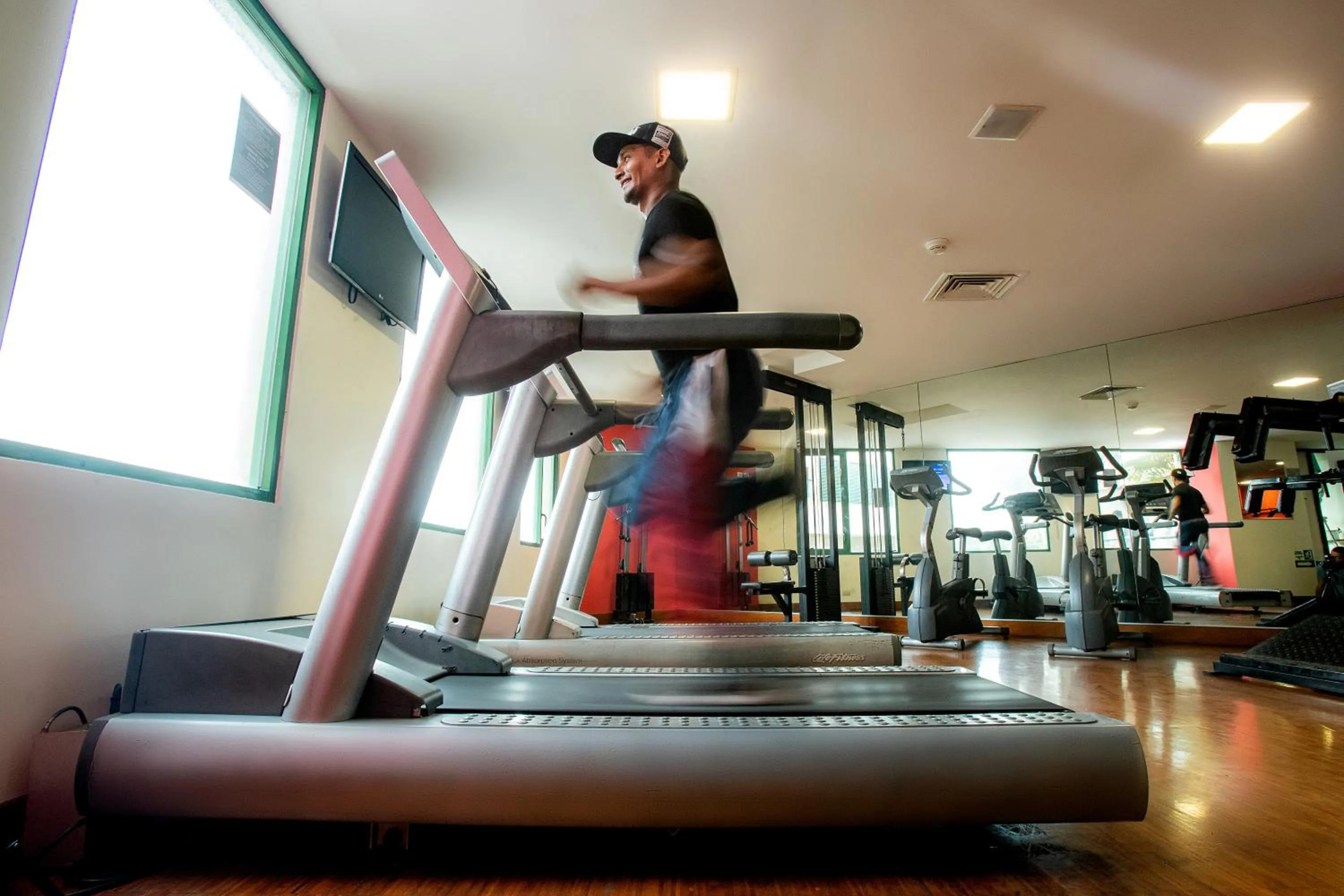 Fitness centre/facilities in Hotel Colon Salinas