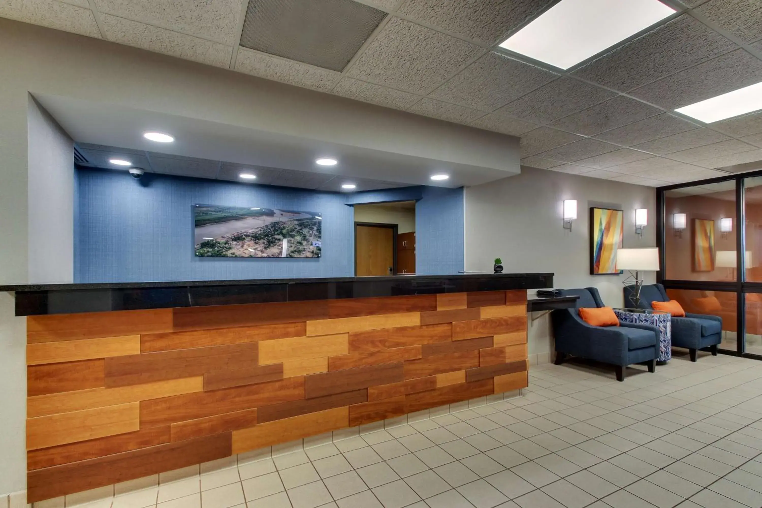 Lobby or reception in Pear Tree Inn Cape Girardeau West Lobby or reception in Pear Tree Inn Cape Girardeau West