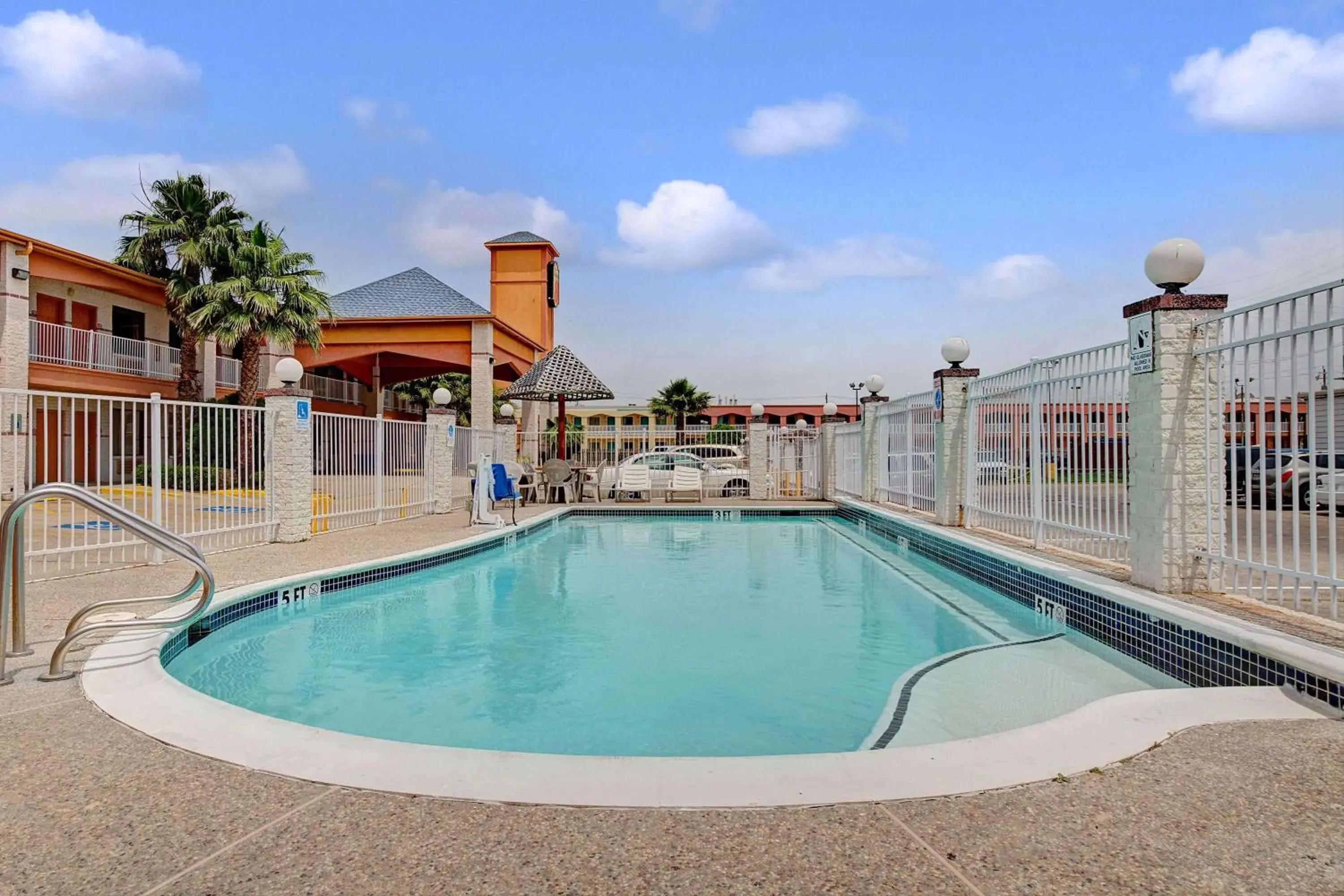 Pool view in Super 8 by Wyndham Galveston Pool view in Super 8 by Wyndham Galveston
