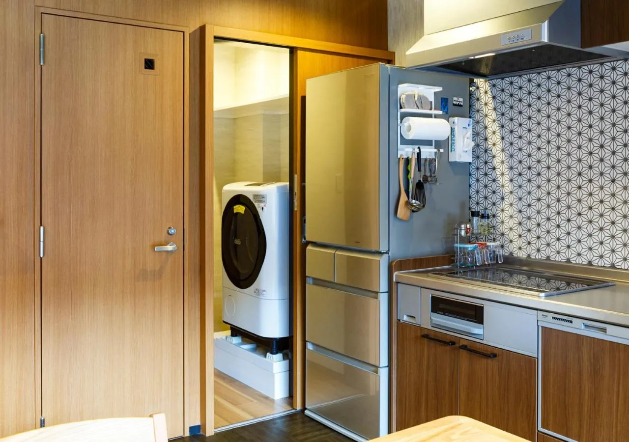 Kitchen or kitchenette in Guest House Goettingen