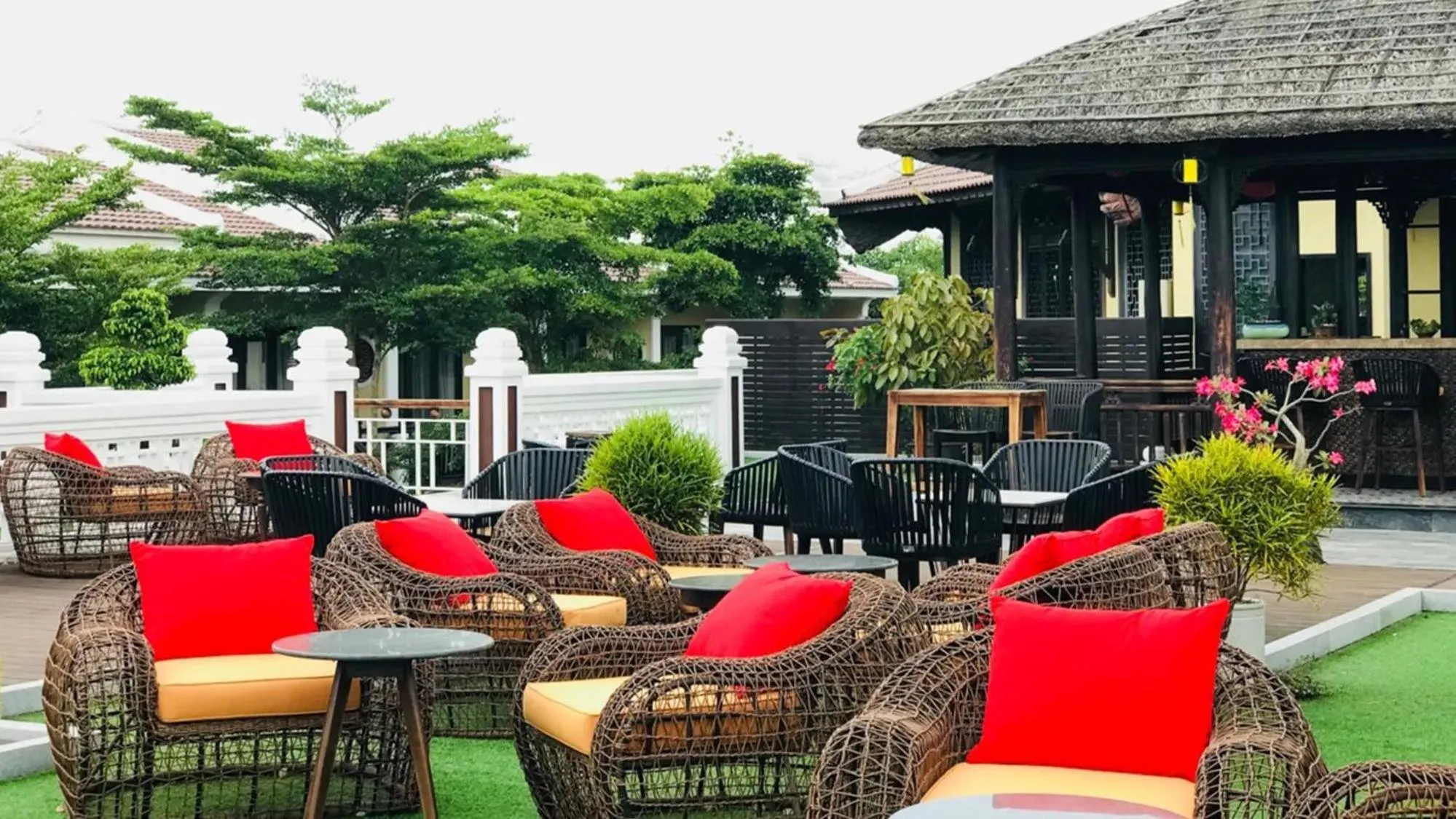 Seating area in Manila Lounge
