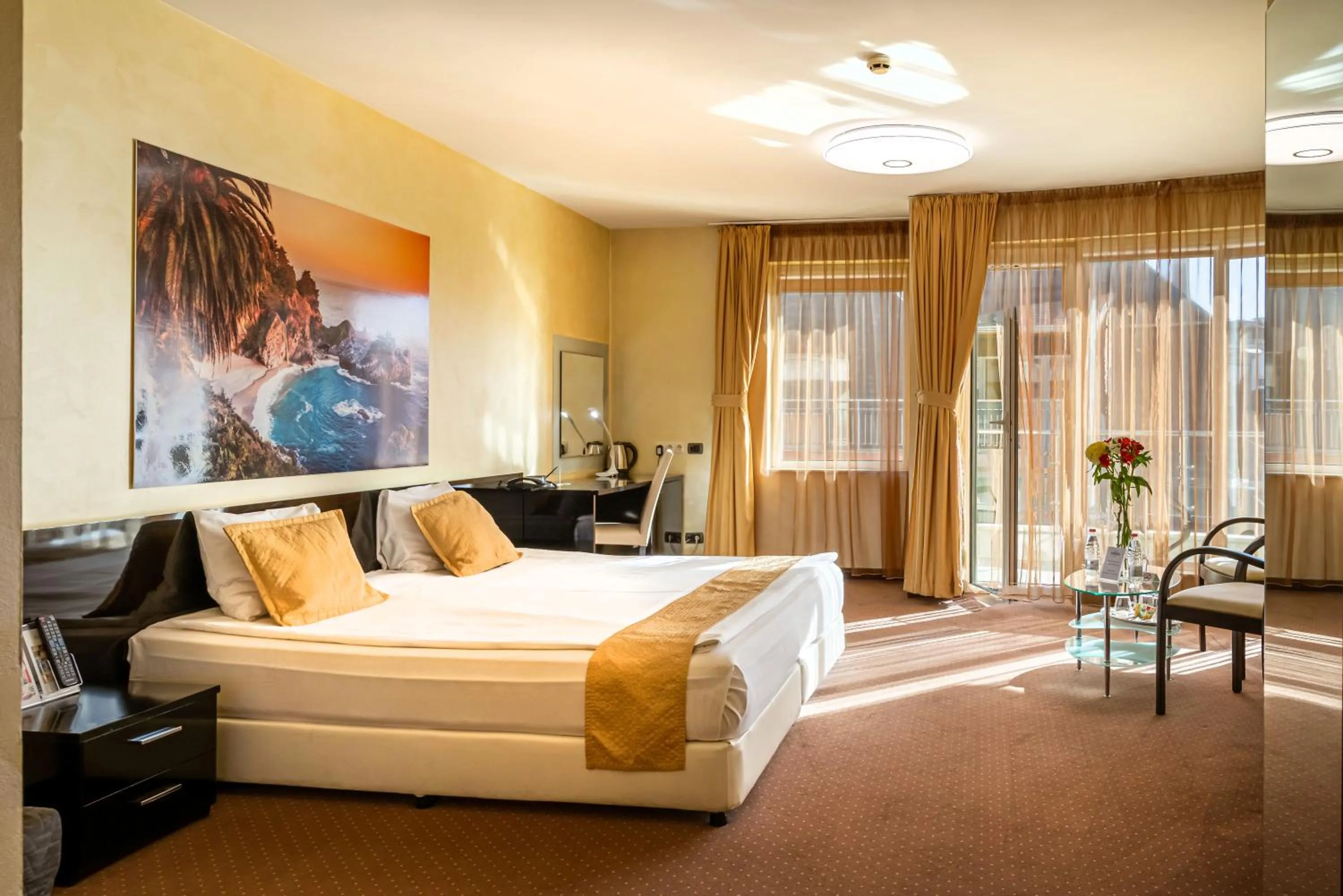 Photo of the whole room, Bed in Europe Hotel