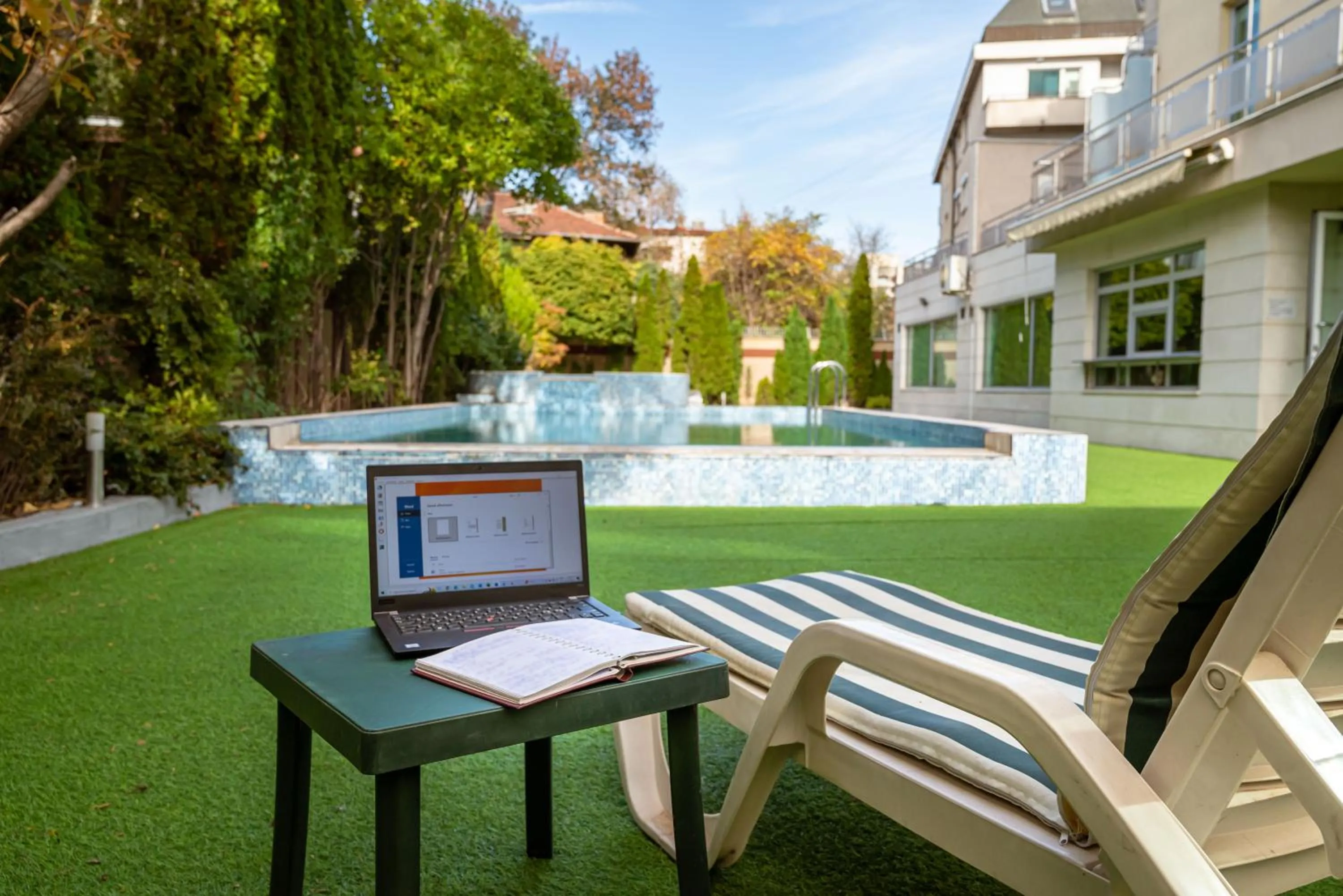 Patio in Europe Hotel