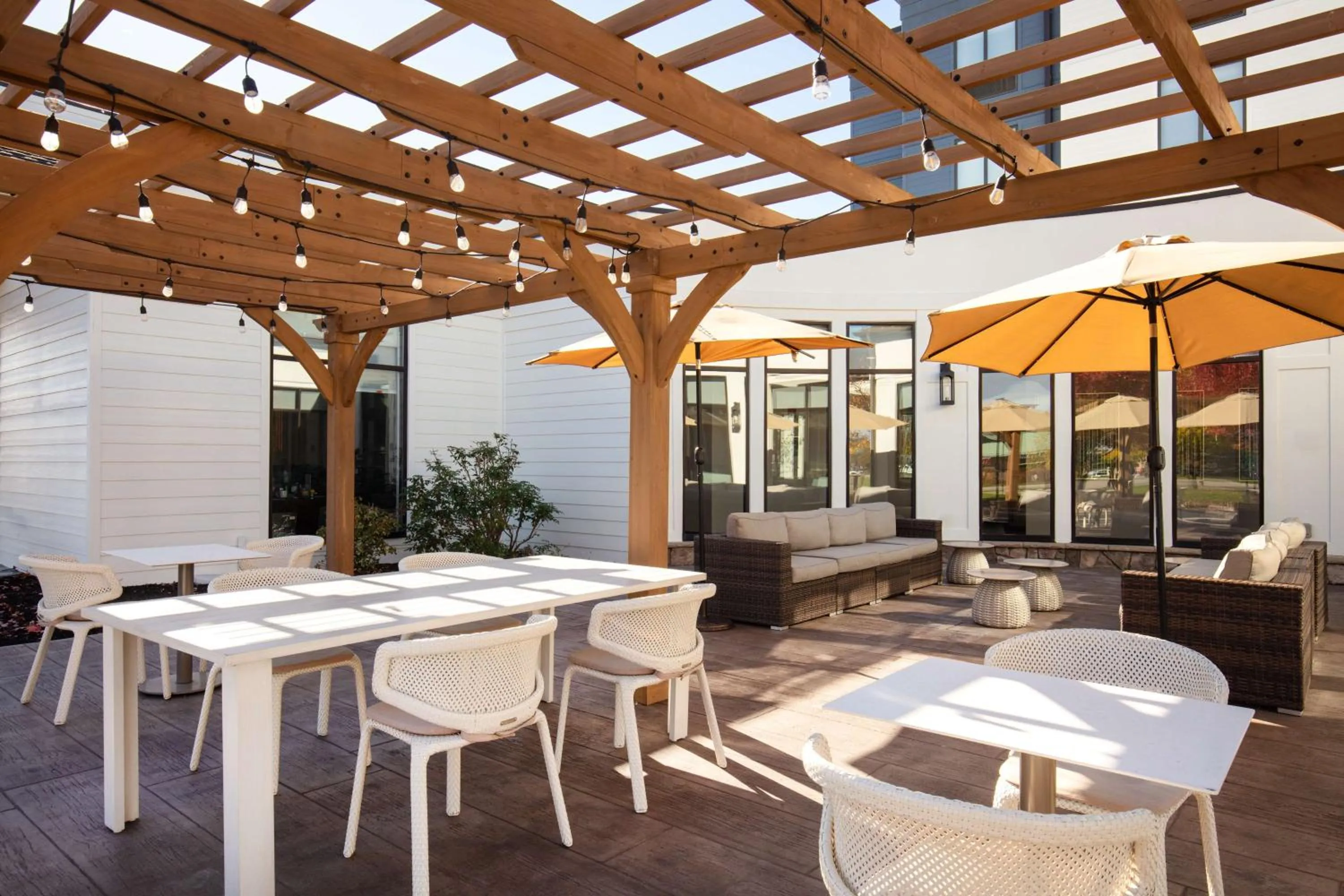 Patio in Hilton Garden Inn Kalispell