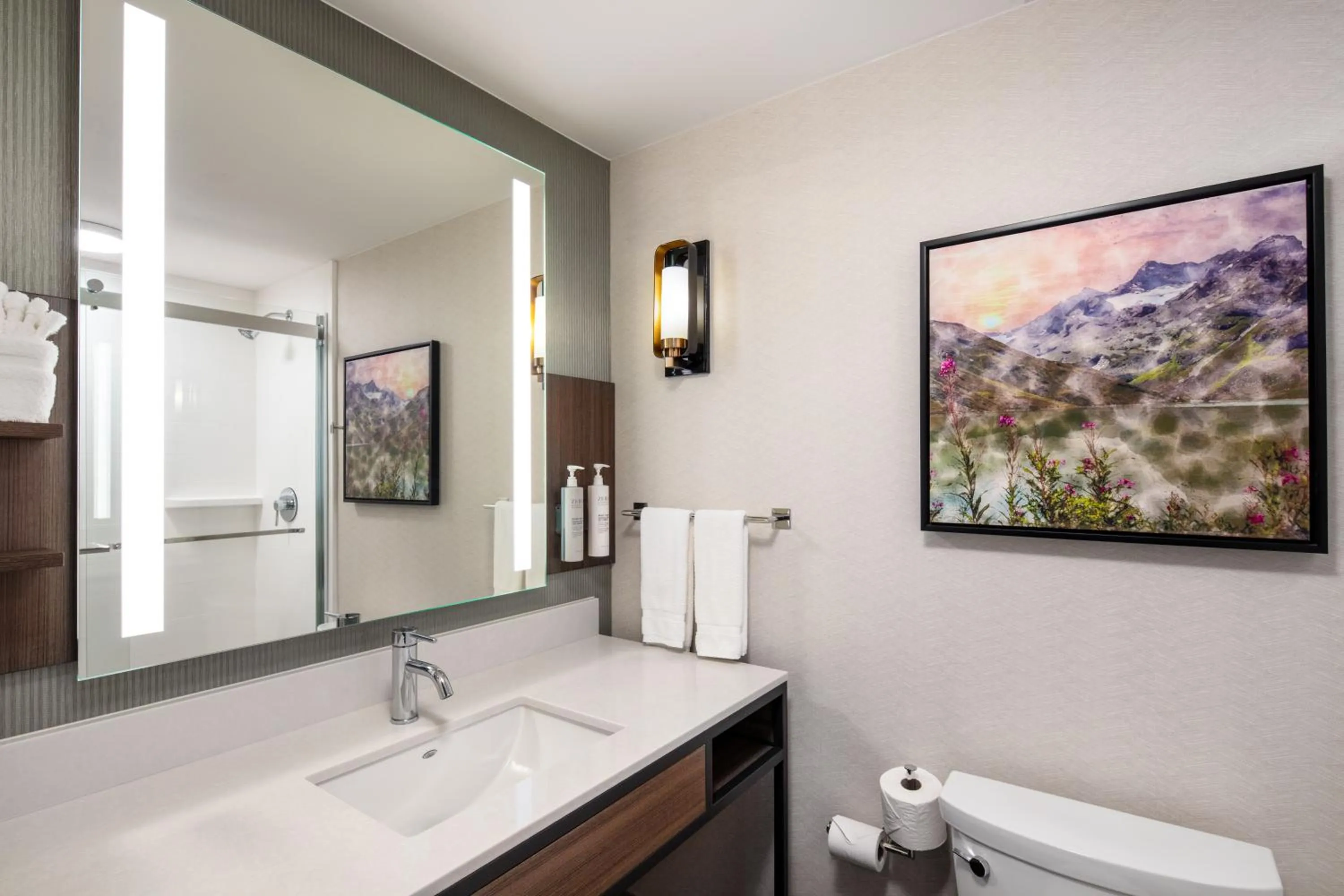 Bathroom in Hilton Garden Inn Kalispell