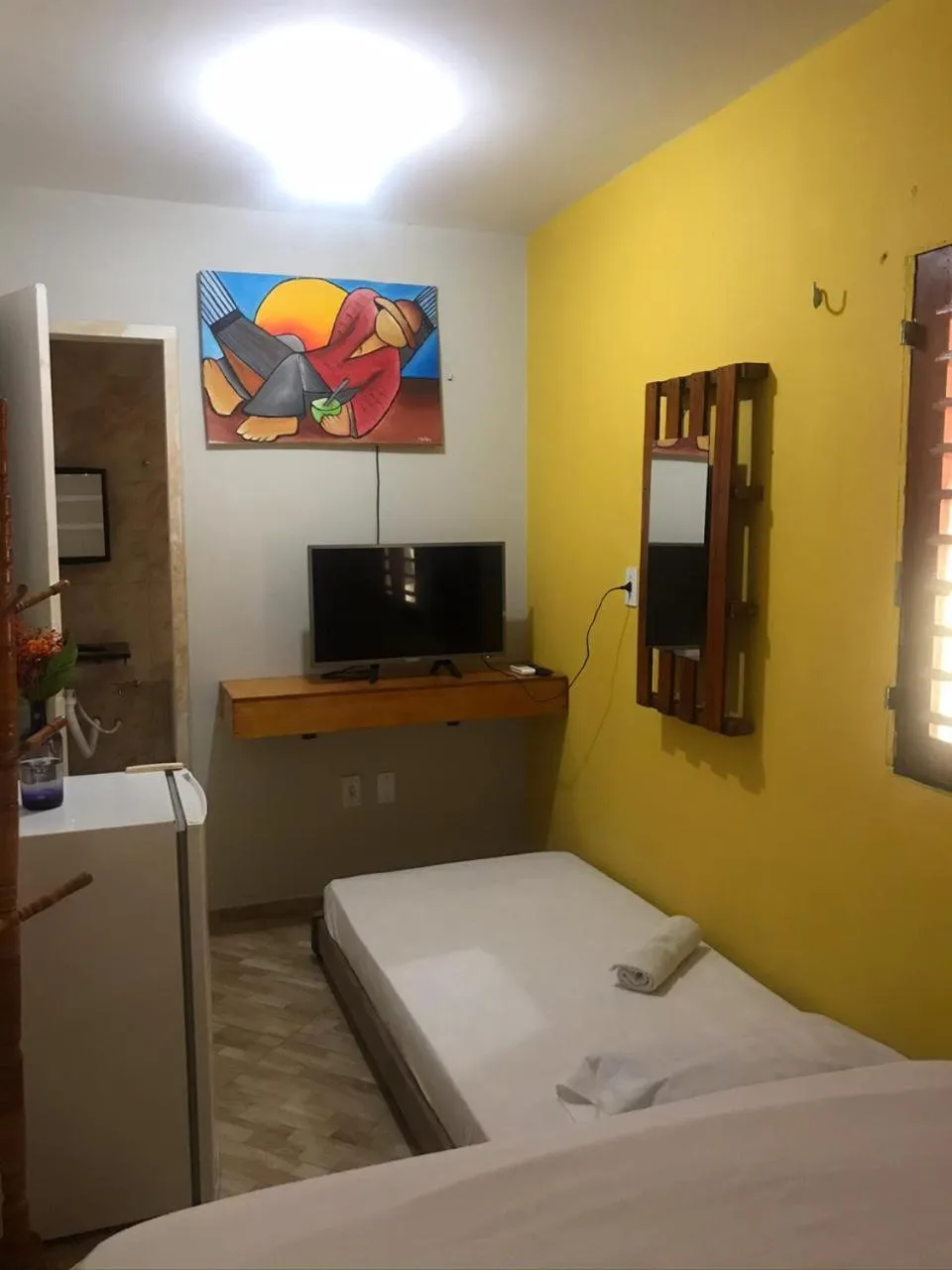 Decorative detail, Bed in Pousada Nascer do Sol