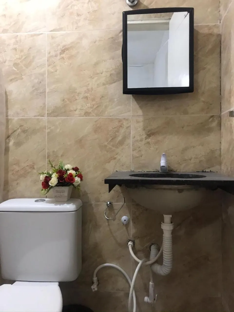 Toilet in Pousada Nascer do Sol