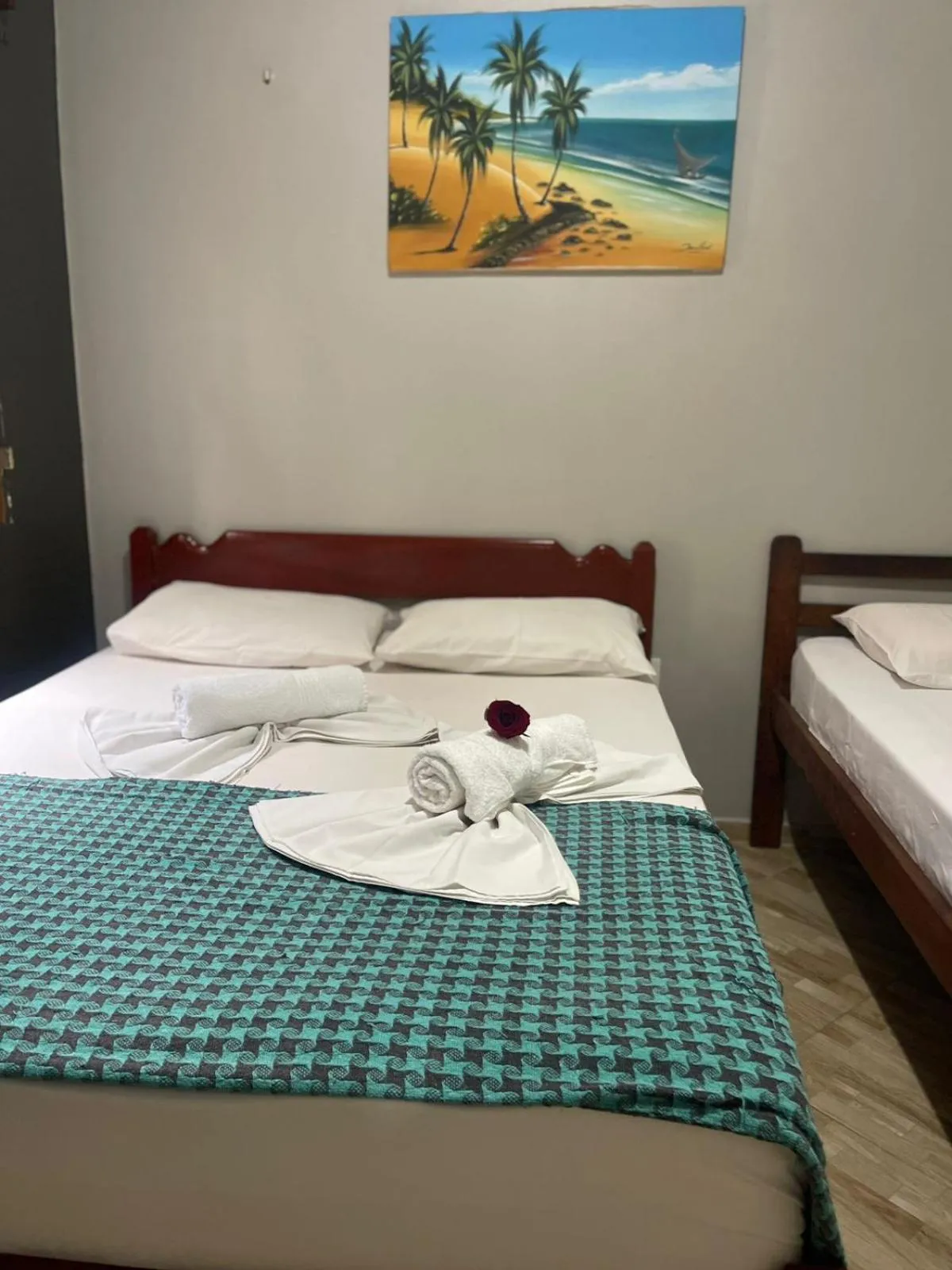 Bedroom, Bed in Pousada Nascer do Sol