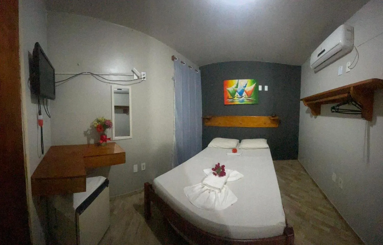 Bedroom, Bed in Pousada Nascer do Sol