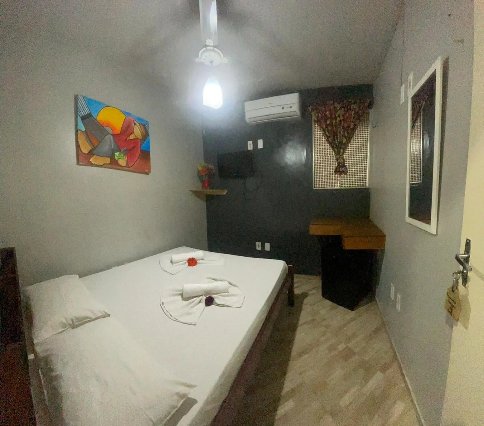 Bedroom, Bed in Pousada Nascer do Sol