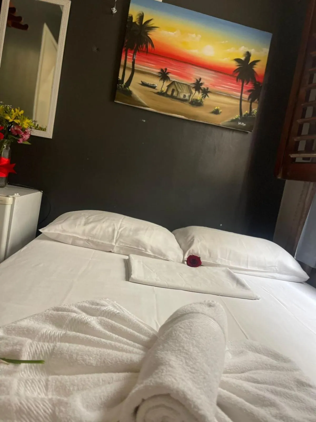 Bedroom, Bed in Pousada Nascer do Sol