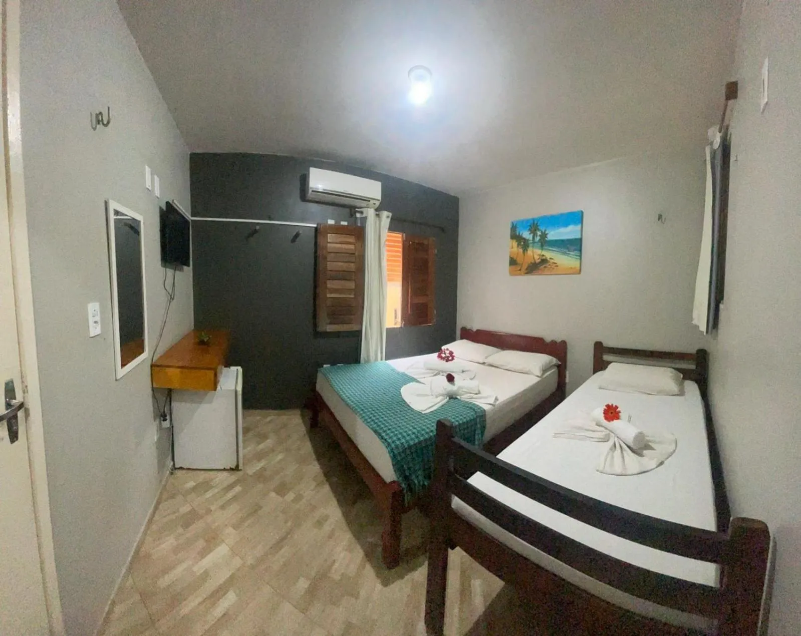 Bedroom, Bed in Pousada Nascer do Sol