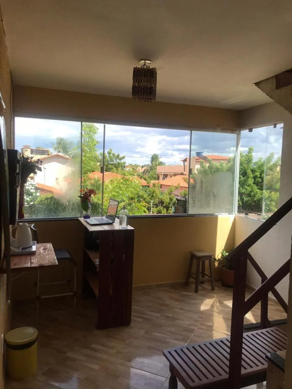 Balcony/Terrace in Pousada Nascer do Sol