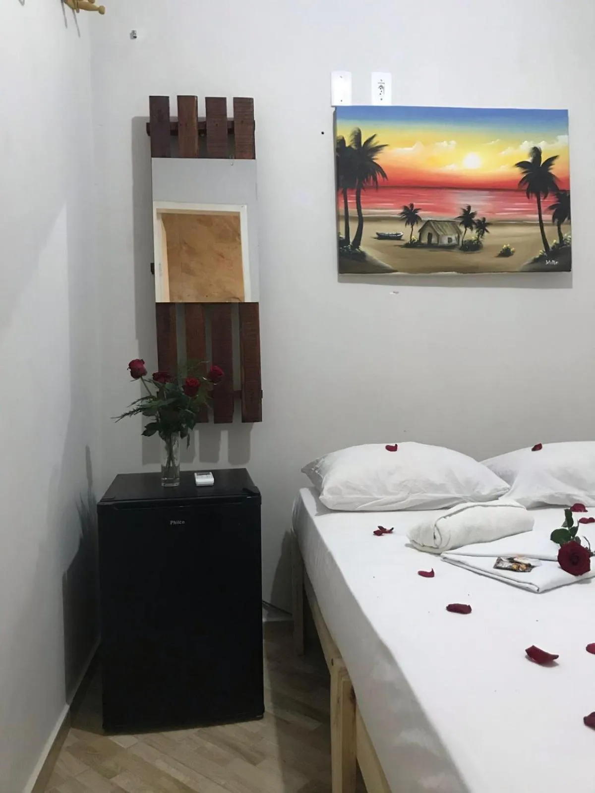 Bedroom, Bed in Pousada Nascer do Sol