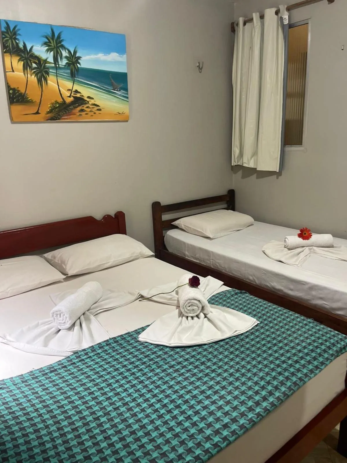 Bedroom, Bed in Pousada Nascer do Sol