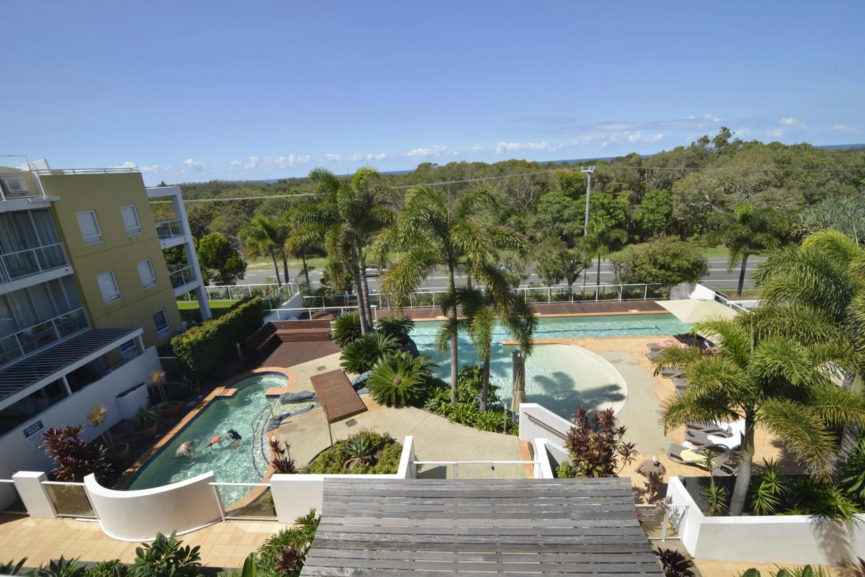 Bird's eye view in Seachange Coolum Beach