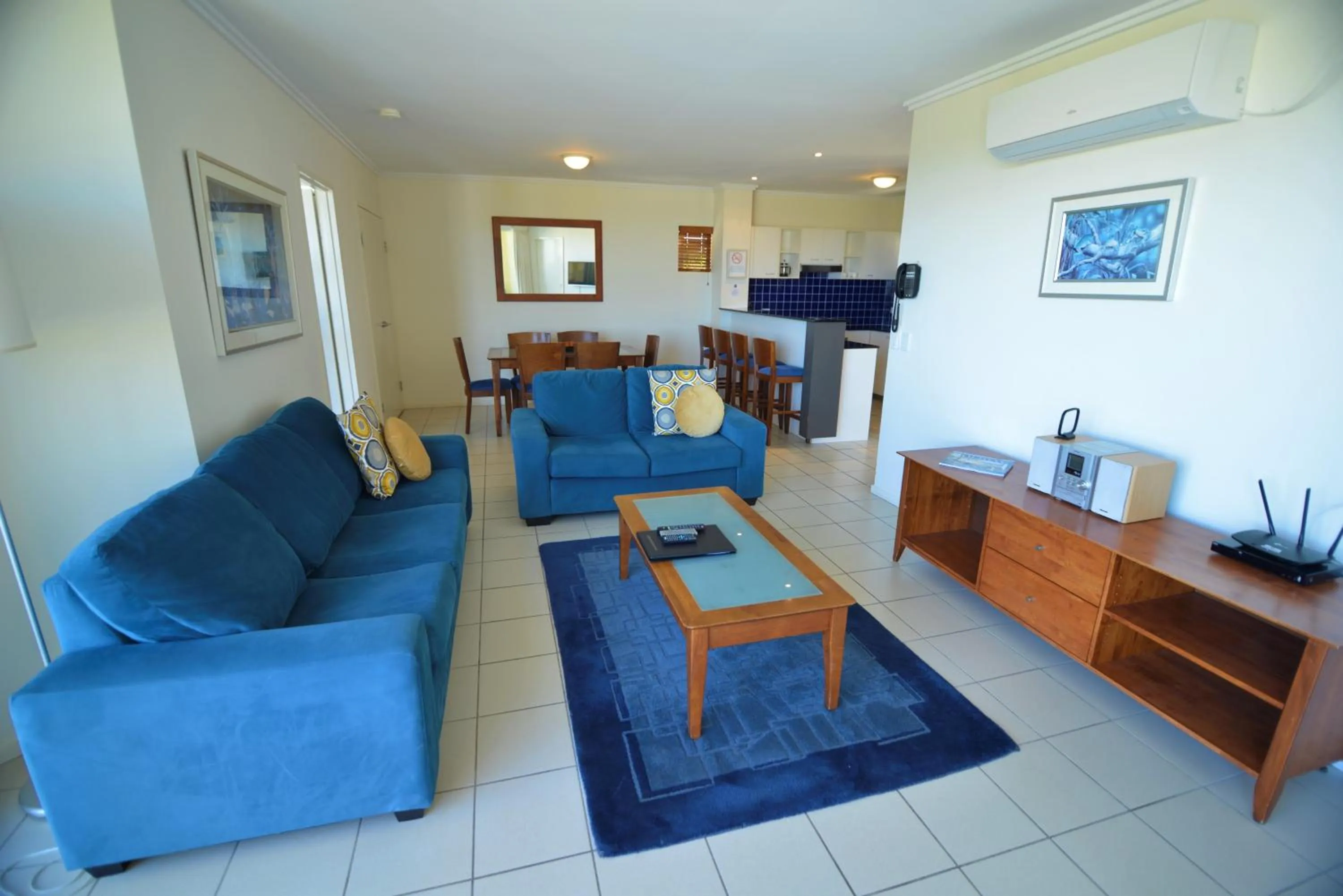 Living room in Seachange Coolum Beach