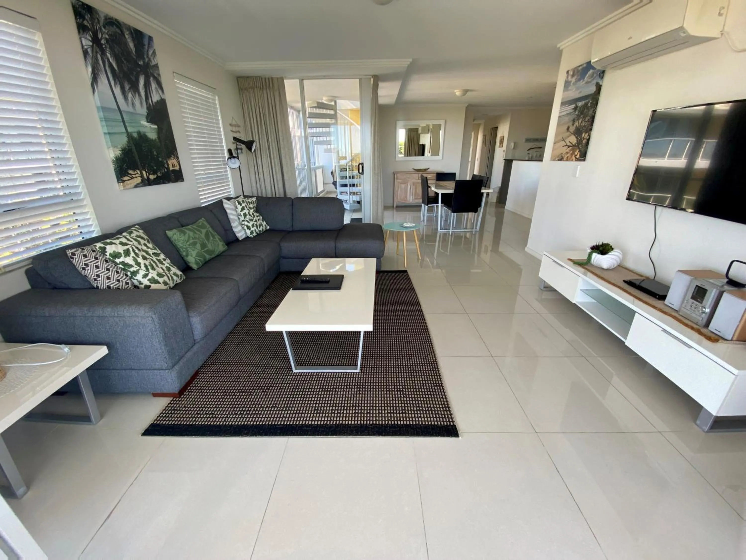 Living room in Seachange Coolum Beach