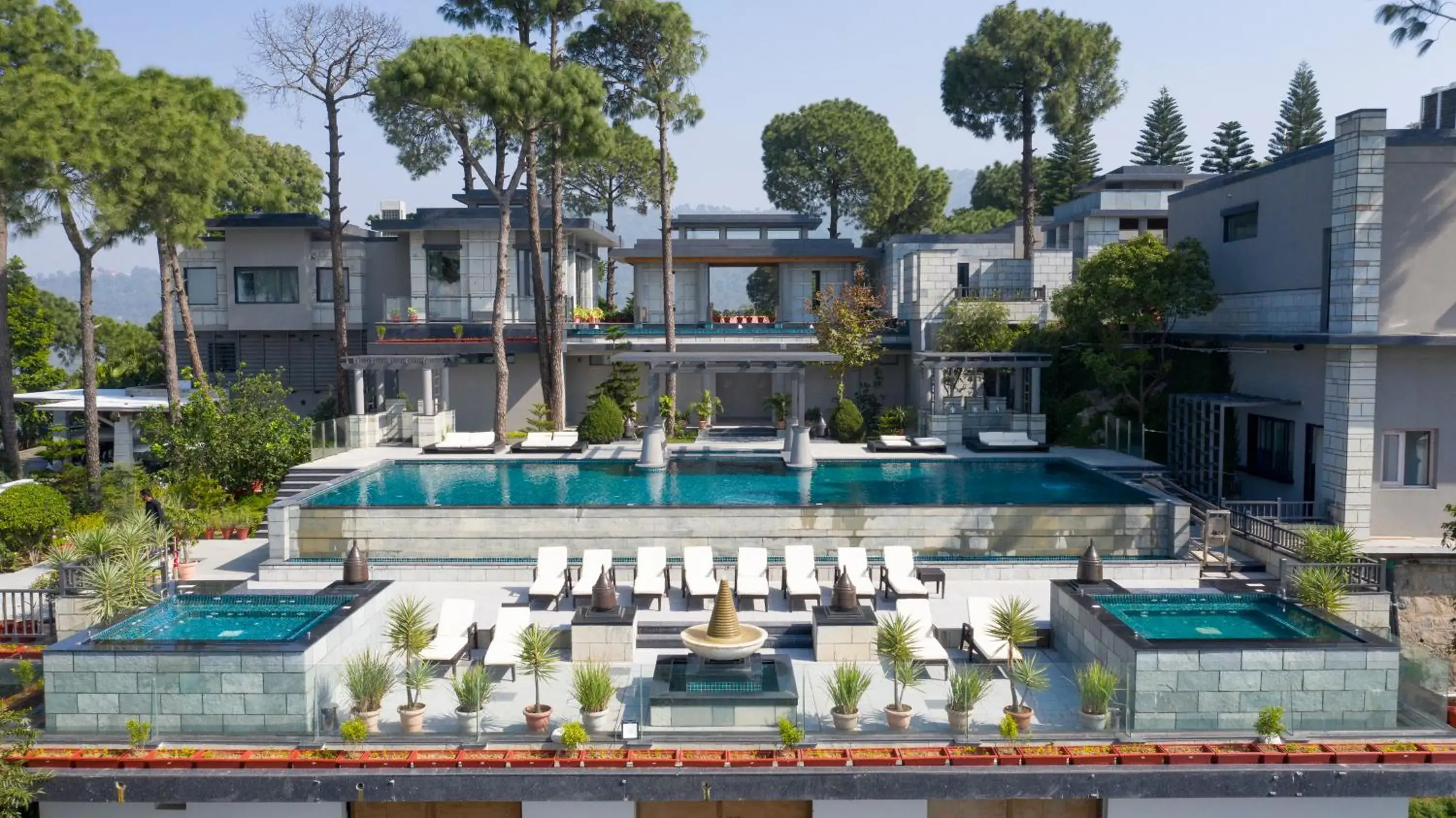 Property building in Moksha Himalaya Spa Resort Property building in Moksha Himalaya Spa Resort