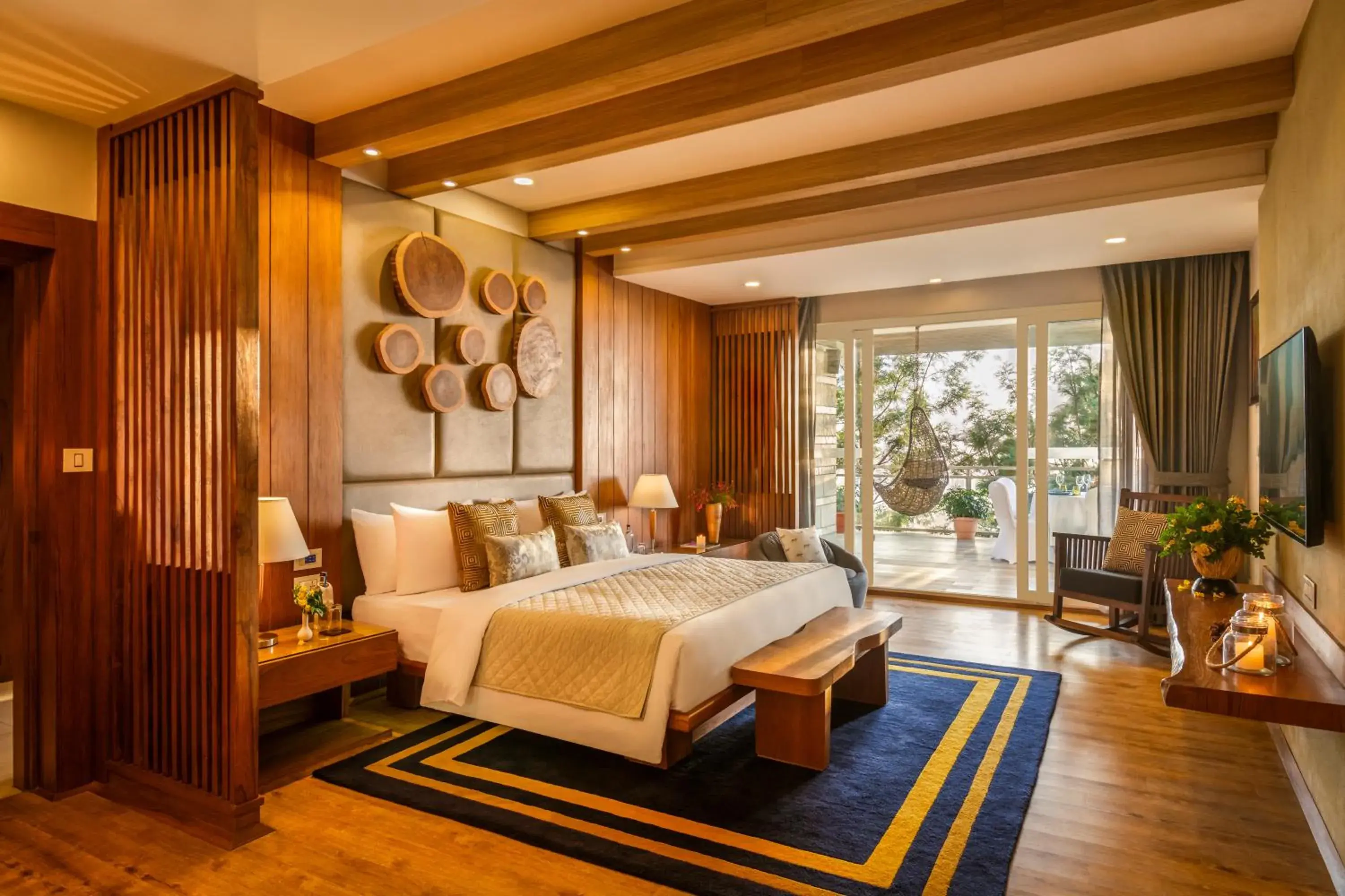 Bedroom, Bed in Moksha Himalaya Spa Resort Bedroom, Bed in Moksha Himalaya Spa Resort